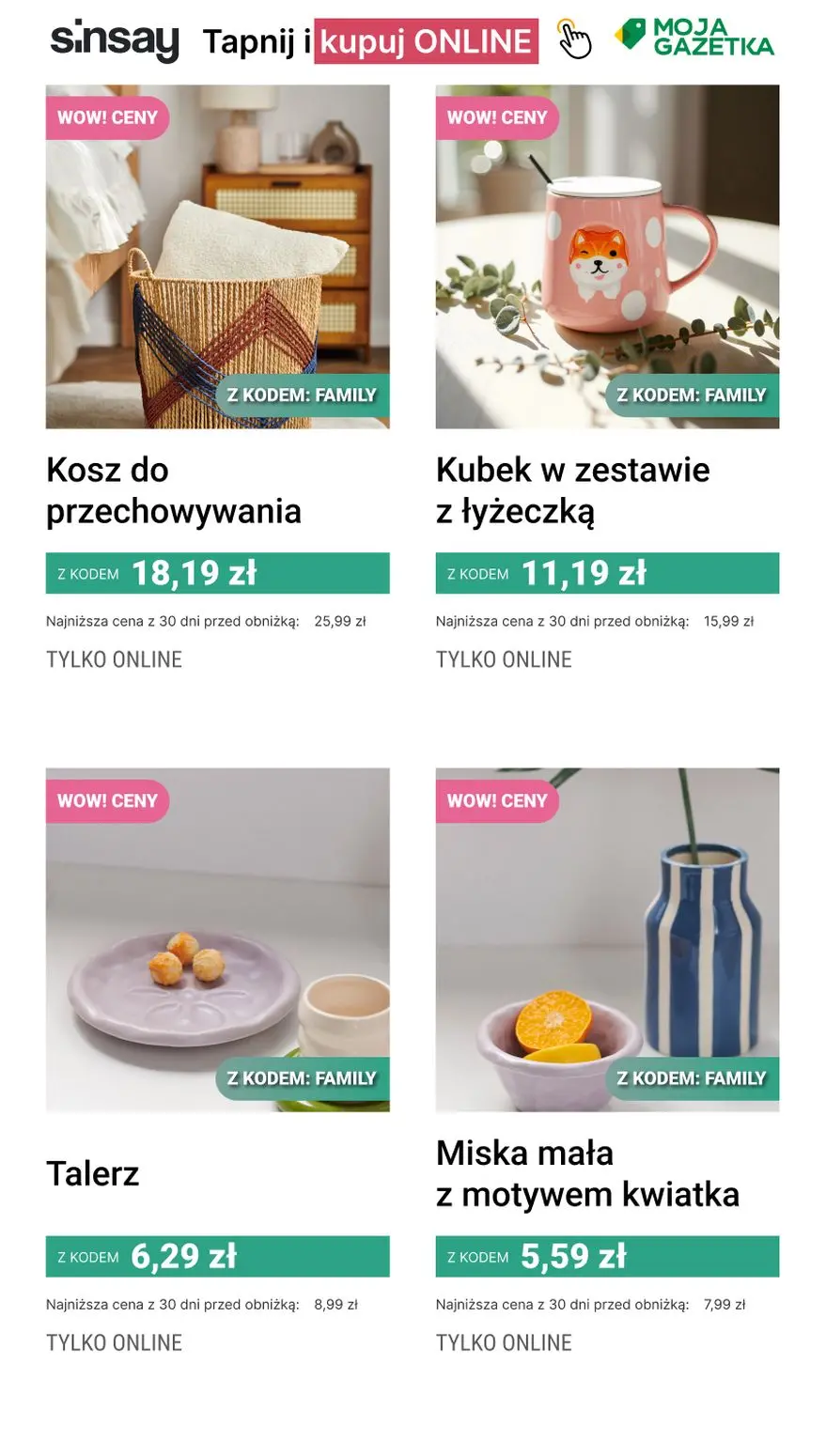 gazetka promocyjna Sinsay Rodzinne Zakupy 💖 - Strona 9