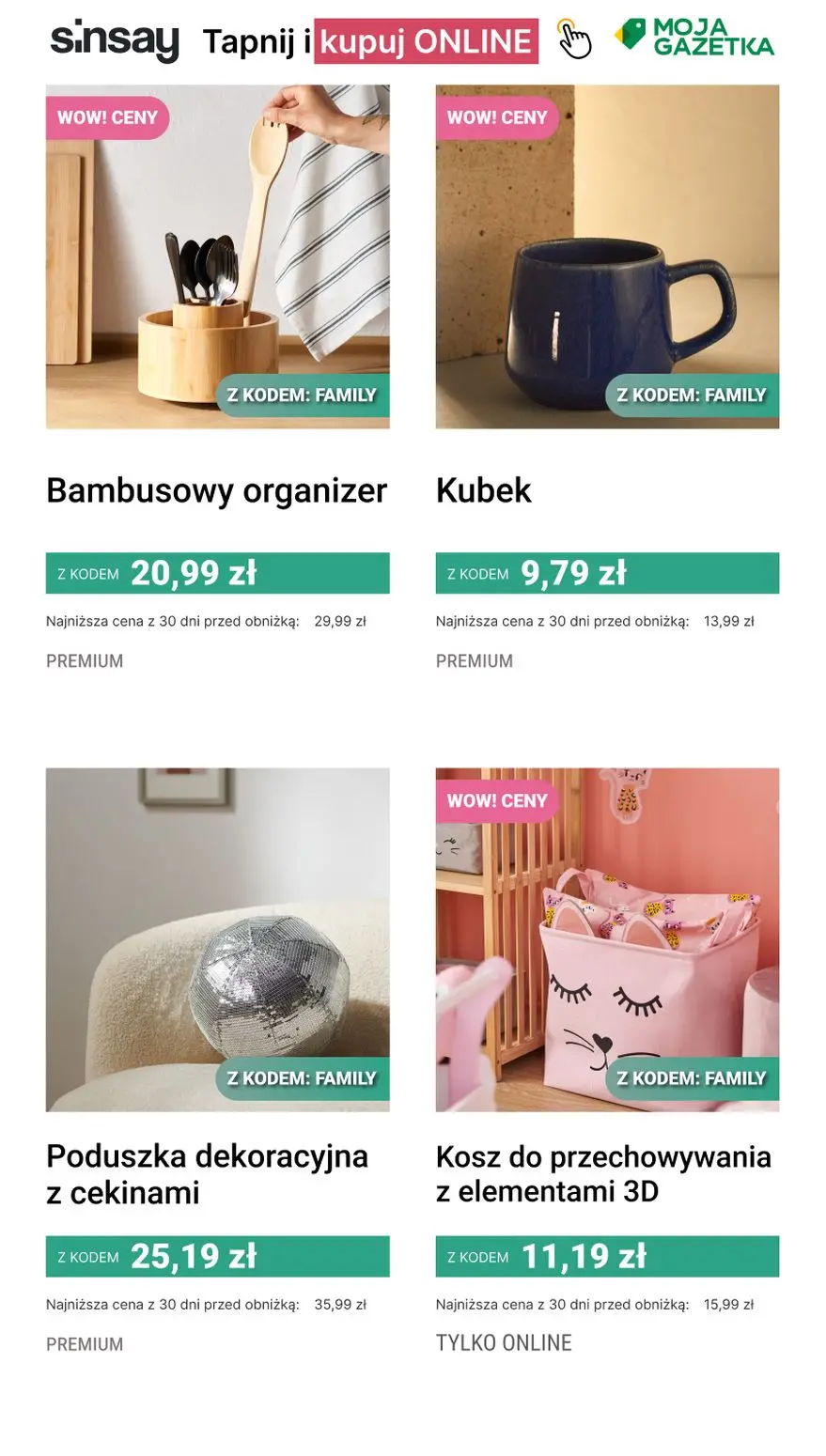 gazetka promocyjna Sinsay Rodzinne Zakupy 💖 - Strona 10