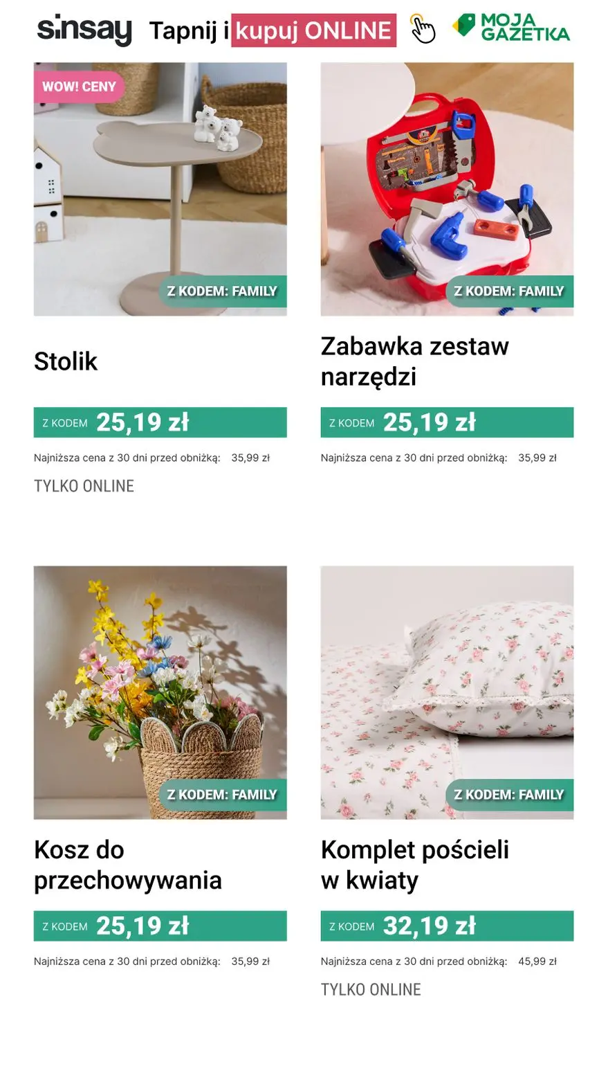 gazetka promocyjna Sinsay Rodzinne Zakupy 💖 - Strona 13