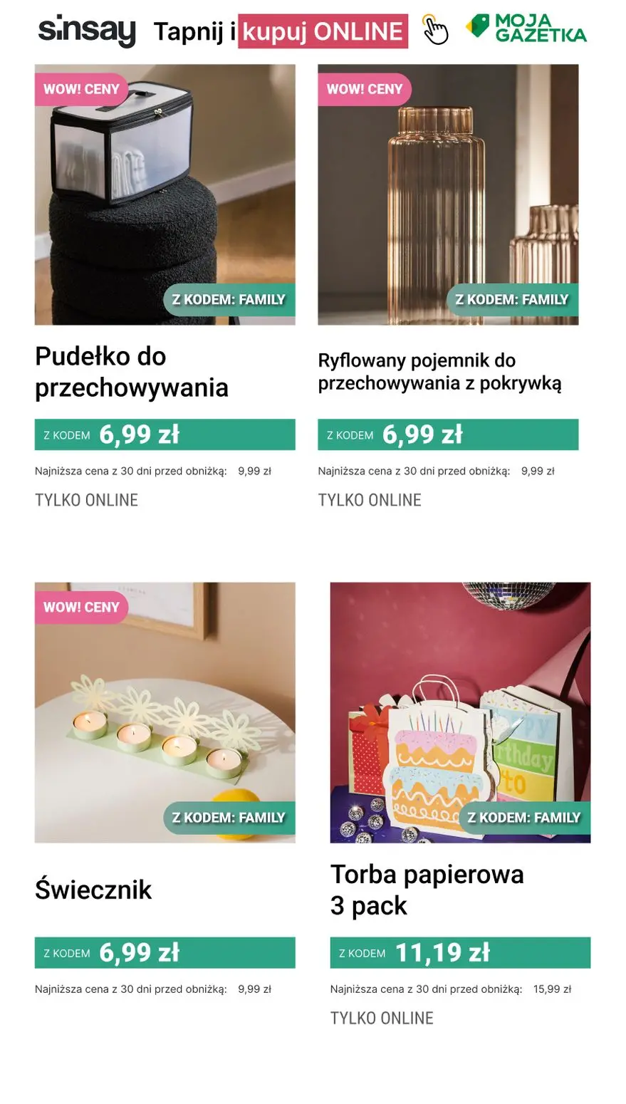 gazetka promocyjna Sinsay Rodzinne Zakupy 💖 - Strona 15