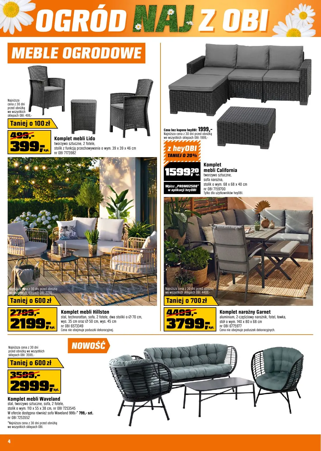 gazetka promocyjna OBI Super oferty! Super okazje! - Strona 4