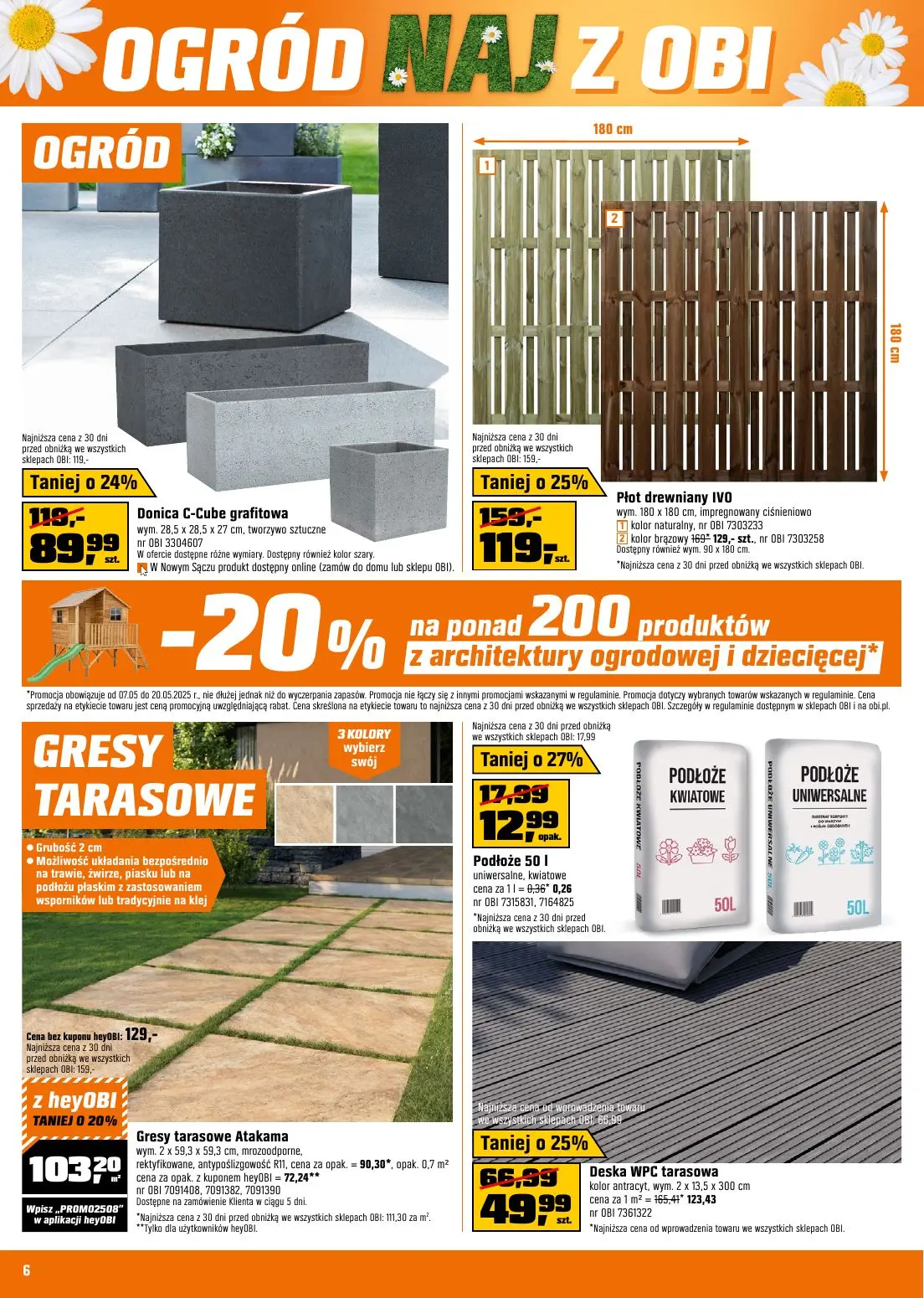 gazetka promocyjna OBI Super oferty! Super okazje! - Strona 6