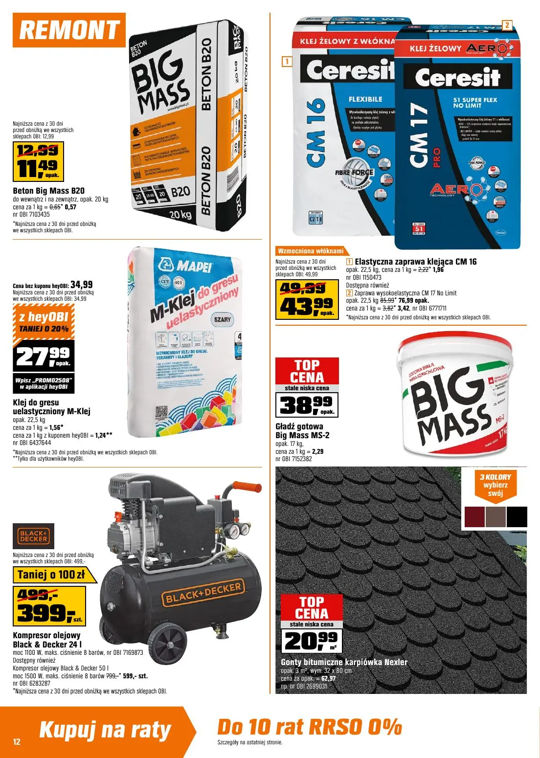 gazetka promocyjna OBI Super oferty! Super okazje! - Strona 12