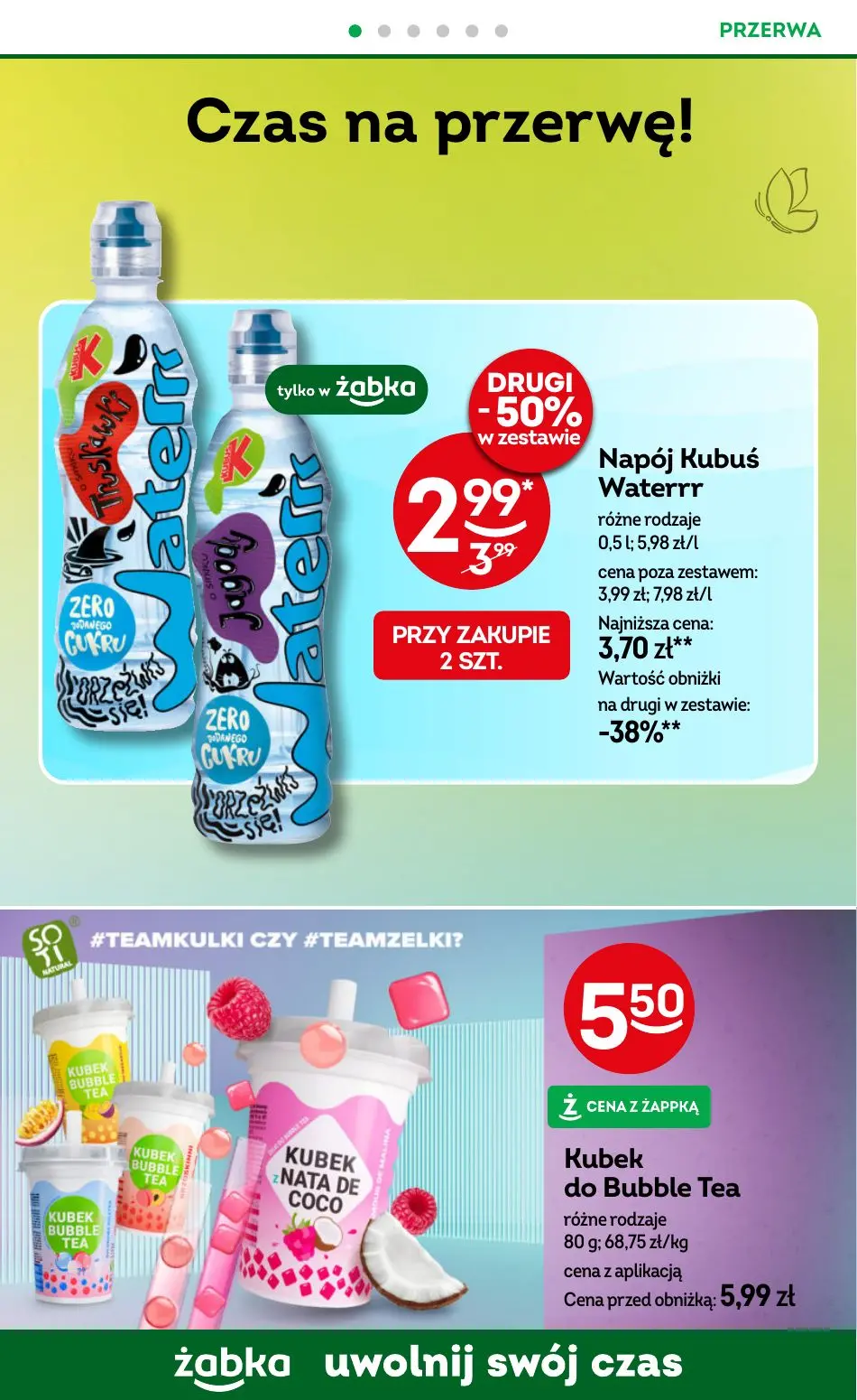 gazetka promocyjna Żabka Uwolnij swój czas - Strona 62