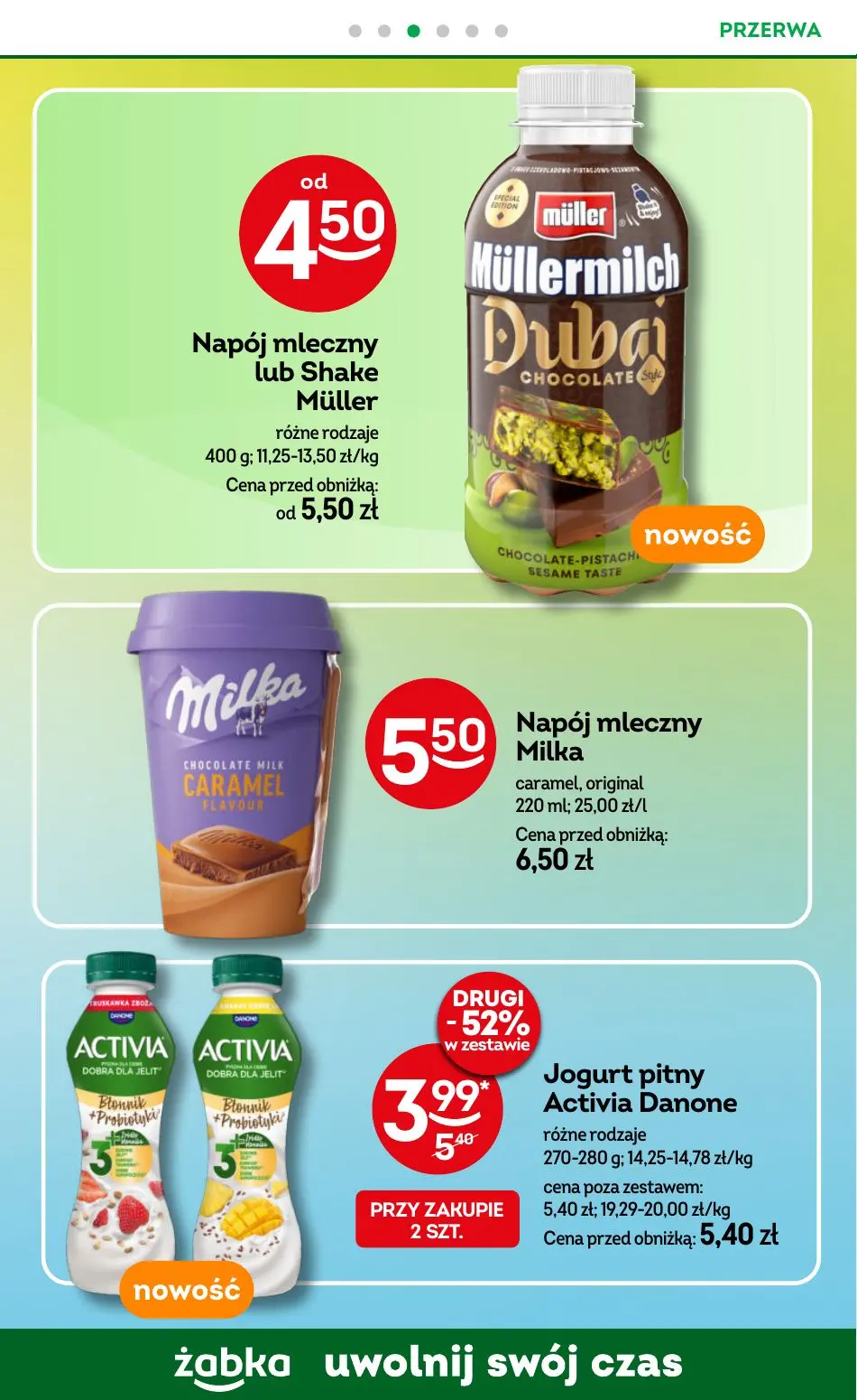 gazetka promocyjna Żabka Uwolnij swój czas - Strona 64