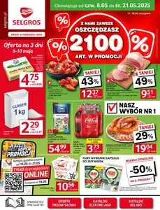 Gazetka promocyjna SELGROS, ważna od 2025-05-08 do 2025-05-21.