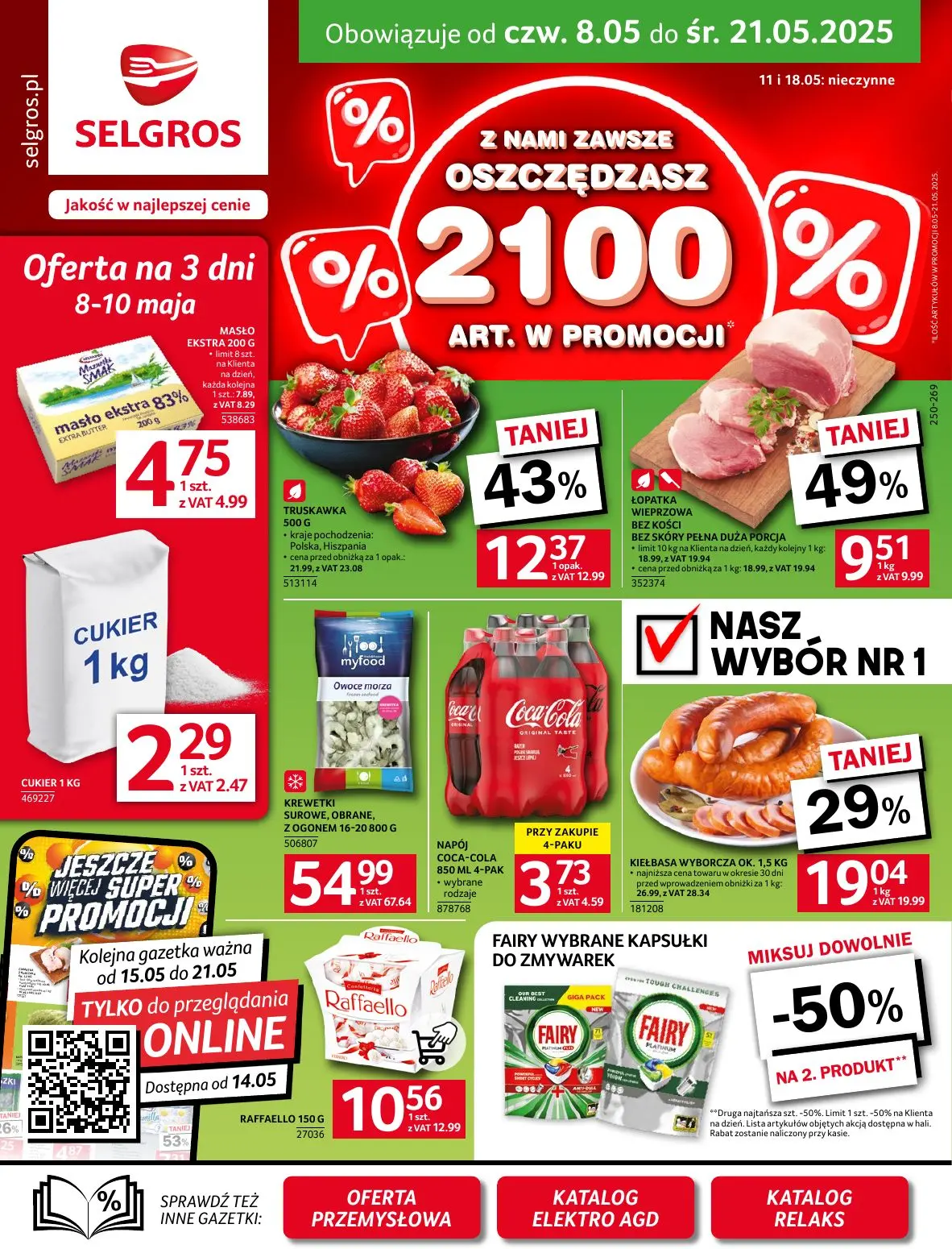 gazetka promocyjna SELGROS Oferta Spożywcza - Strona 1