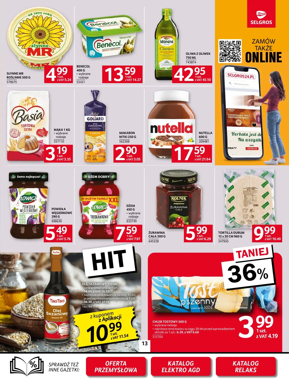 gazetka promocyjna SELGROS Oferta Spożywcza - Strona 13