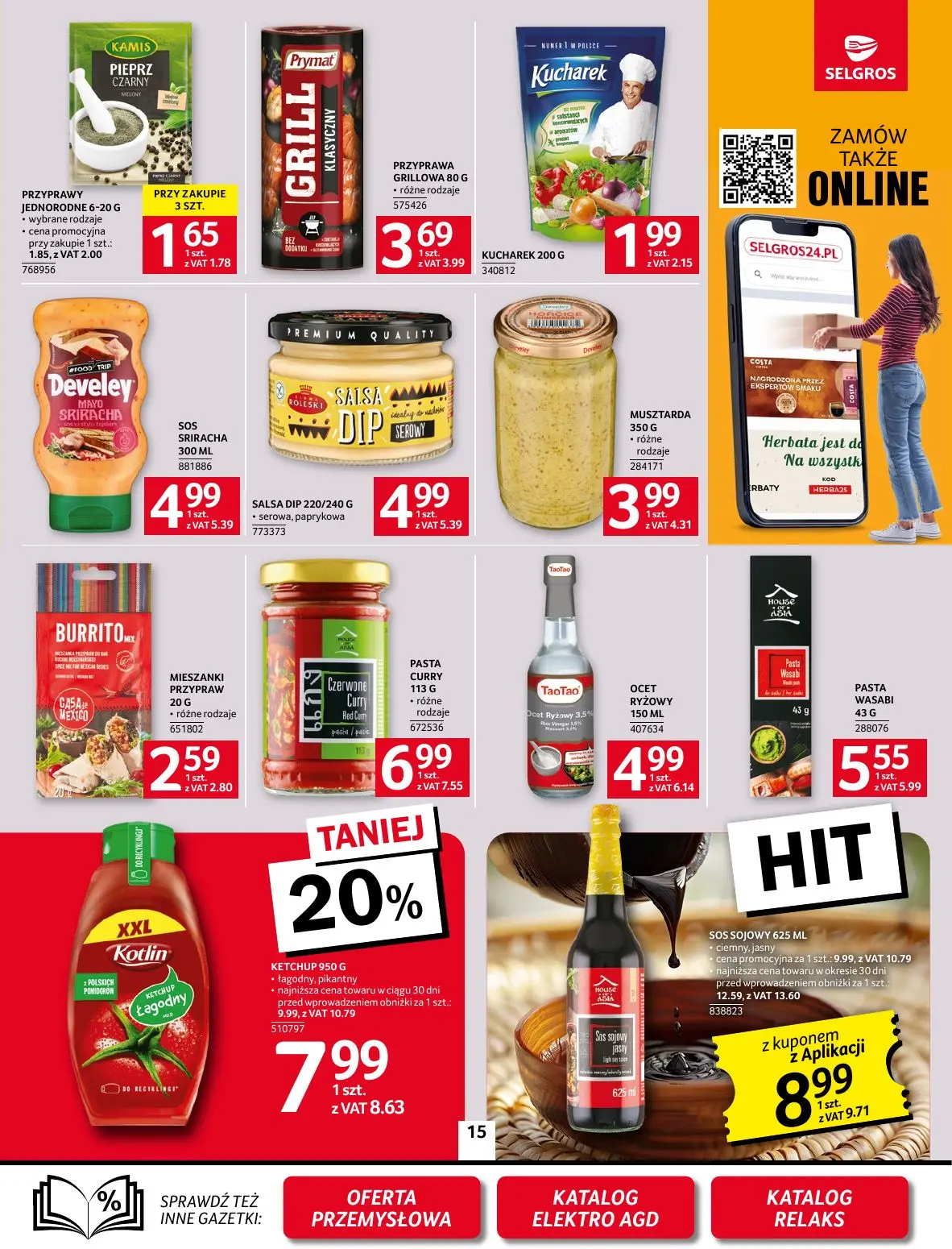 gazetka promocyjna SELGROS Oferta Spożywcza - Strona 15