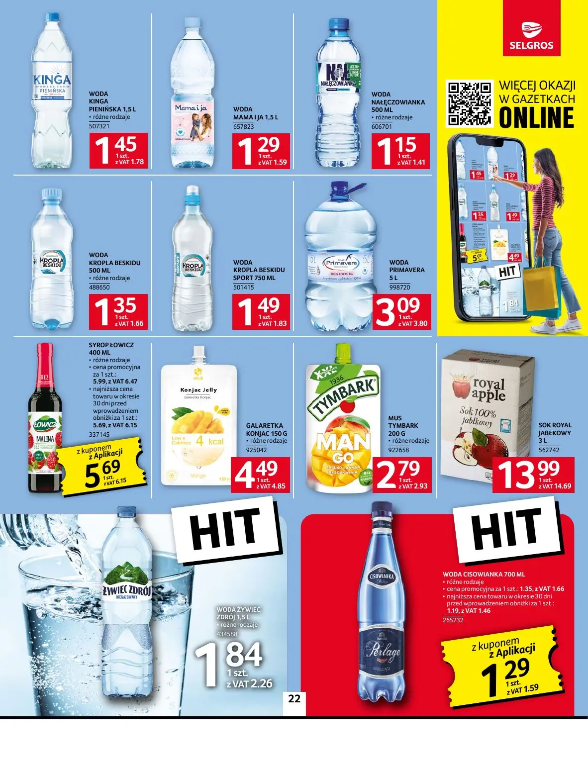 gazetka promocyjna SELGROS Oferta Spożywcza - Strona 22
