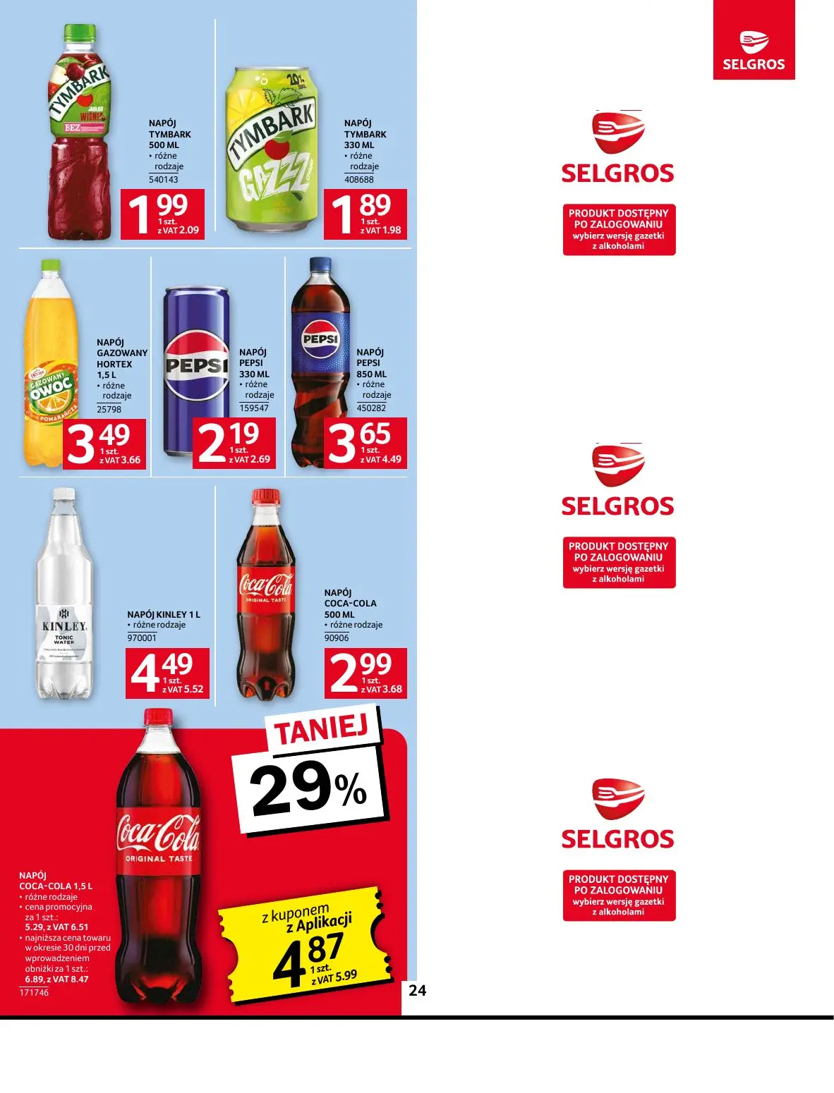 gazetka promocyjna SELGROS Oferta Spożywcza - Strona 24