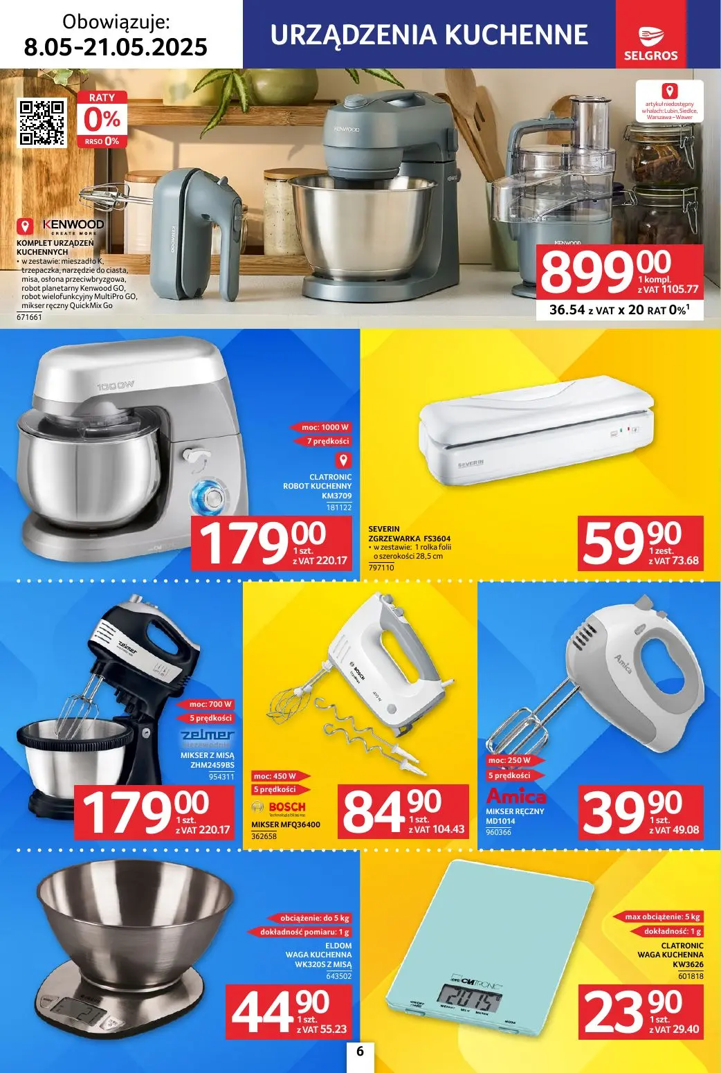 gazetka promocyjna SELGROS Katalog Elektro AGD - Strona 6