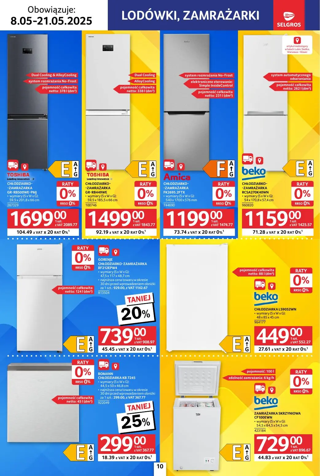 gazetka promocyjna SELGROS Katalog Elektro AGD - Strona 10