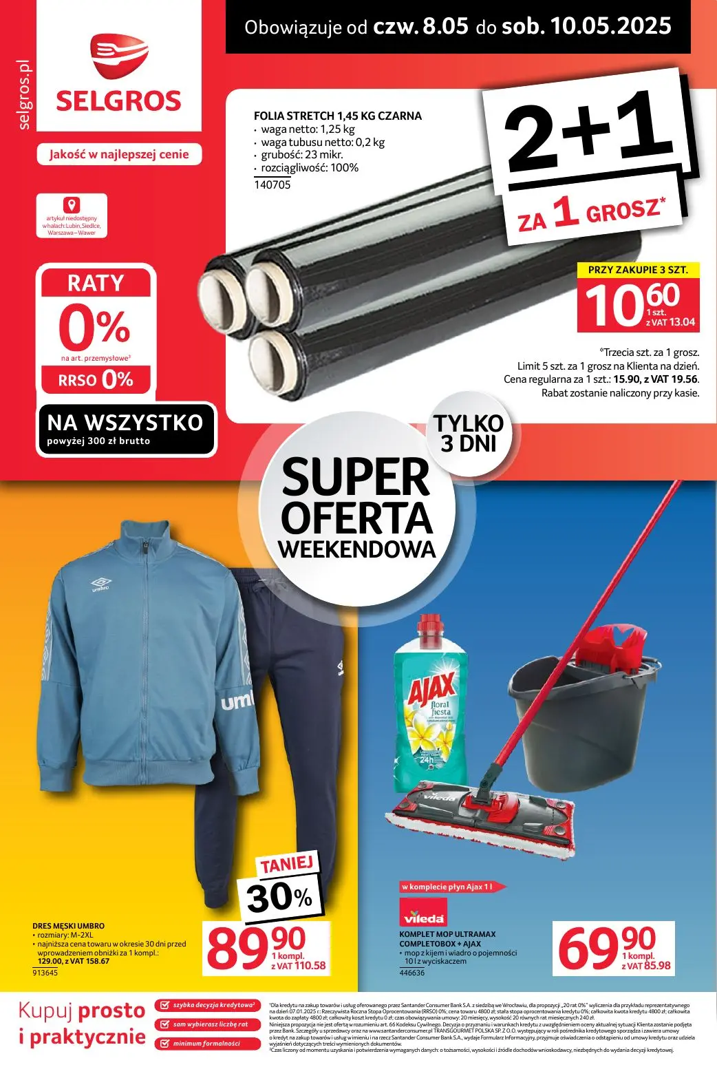 gazetka promocyjna SELGROS Super oferta na 3 dni - Strona 1