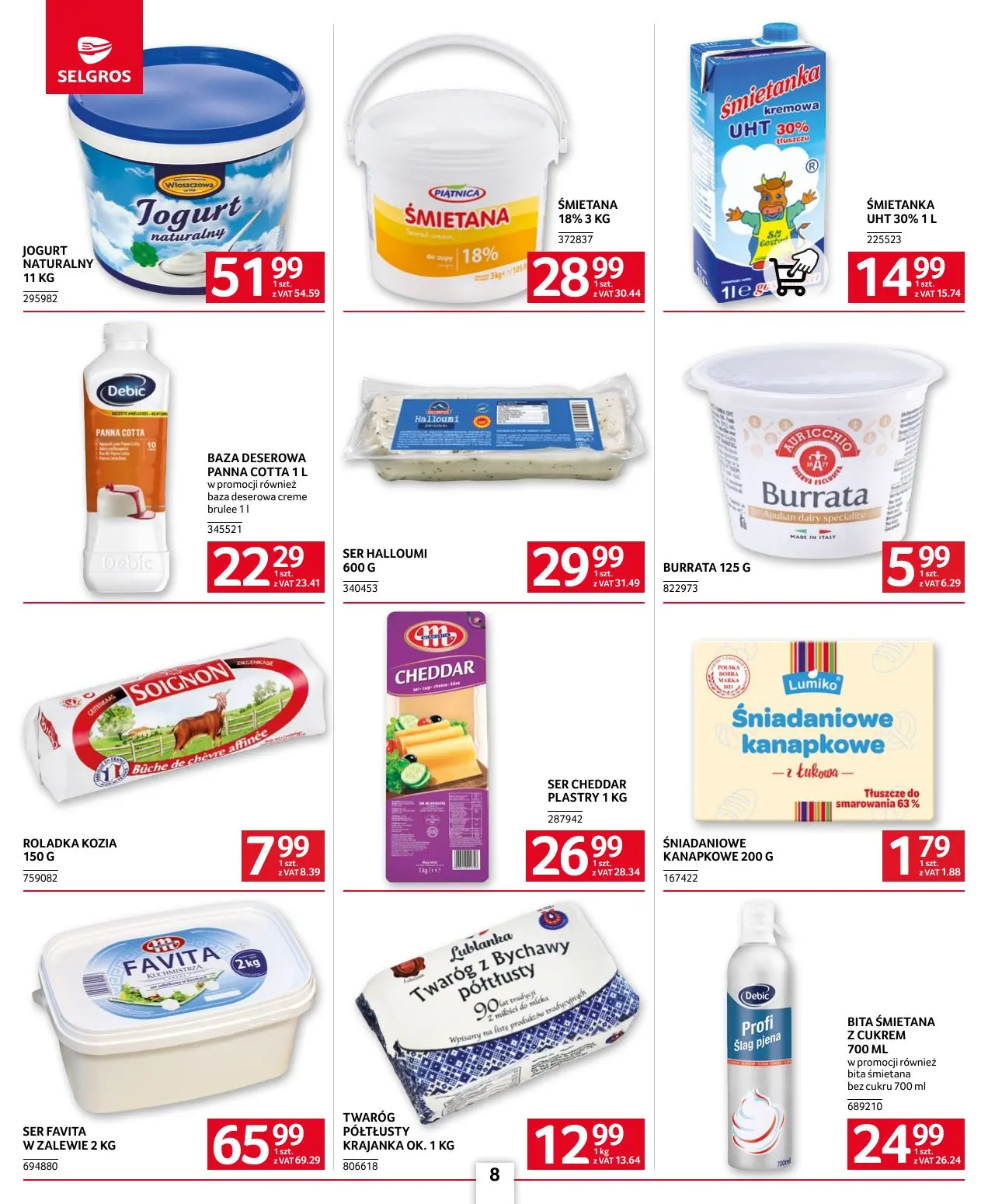 gazetka promocyjna SELGROS Oferta dla gastronomii - Strona 8