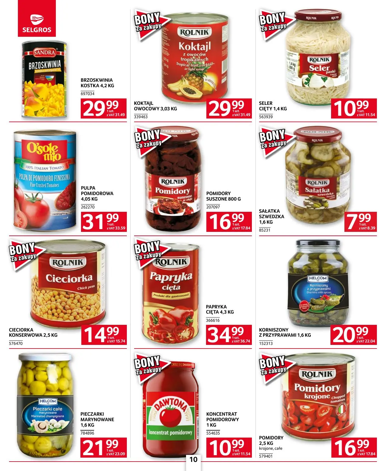 gazetka promocyjna SELGROS Oferta dla gastronomii - Strona 10