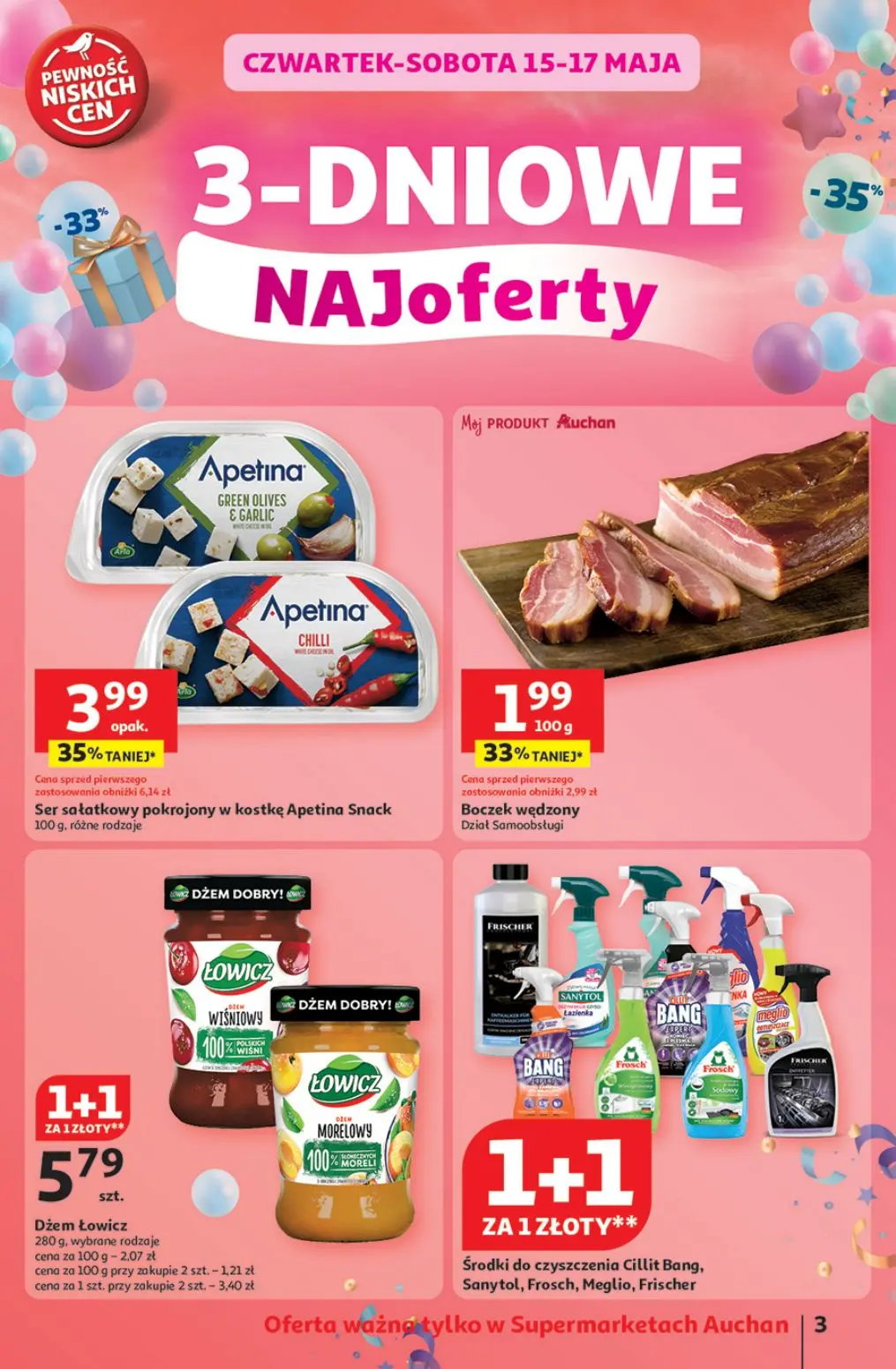 gazetka promocyjna Auchan Supermarket Pewność niskich cen - Strona 3