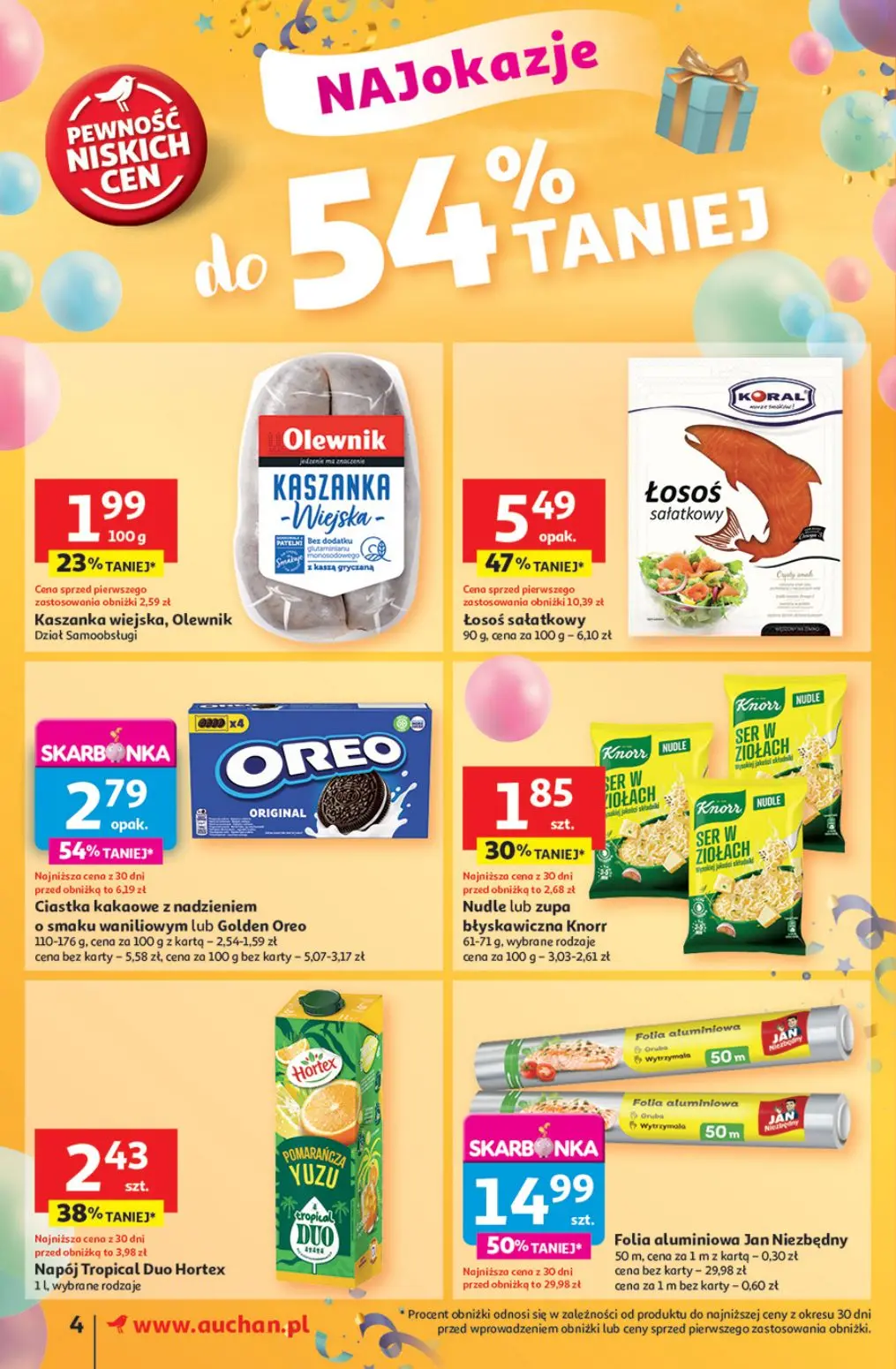 gazetka promocyjna Auchan Supermarket Pewność niskich cen - Strona 4