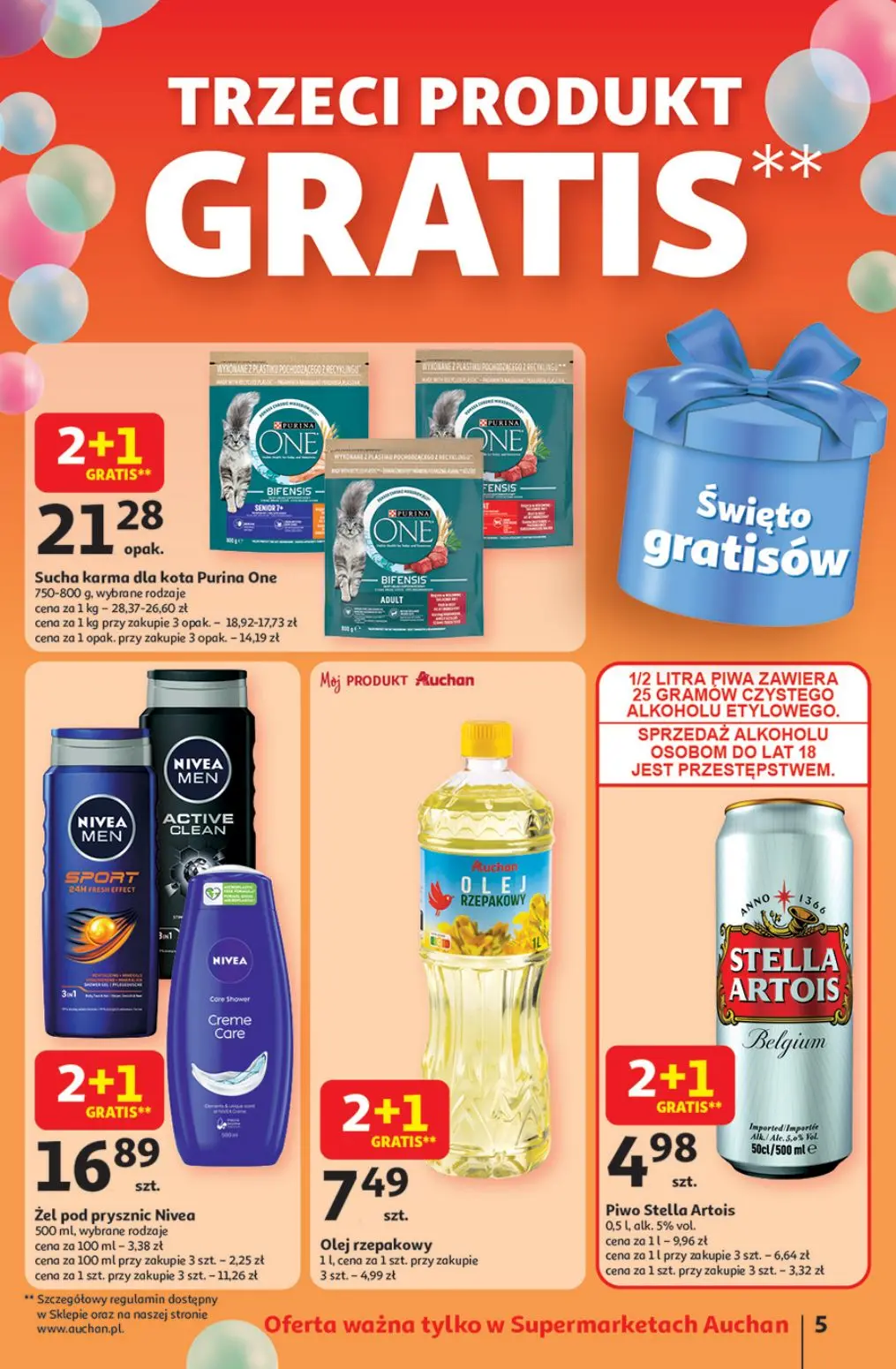 gazetka promocyjna Auchan Supermarket Pewność niskich cen - Strona 5