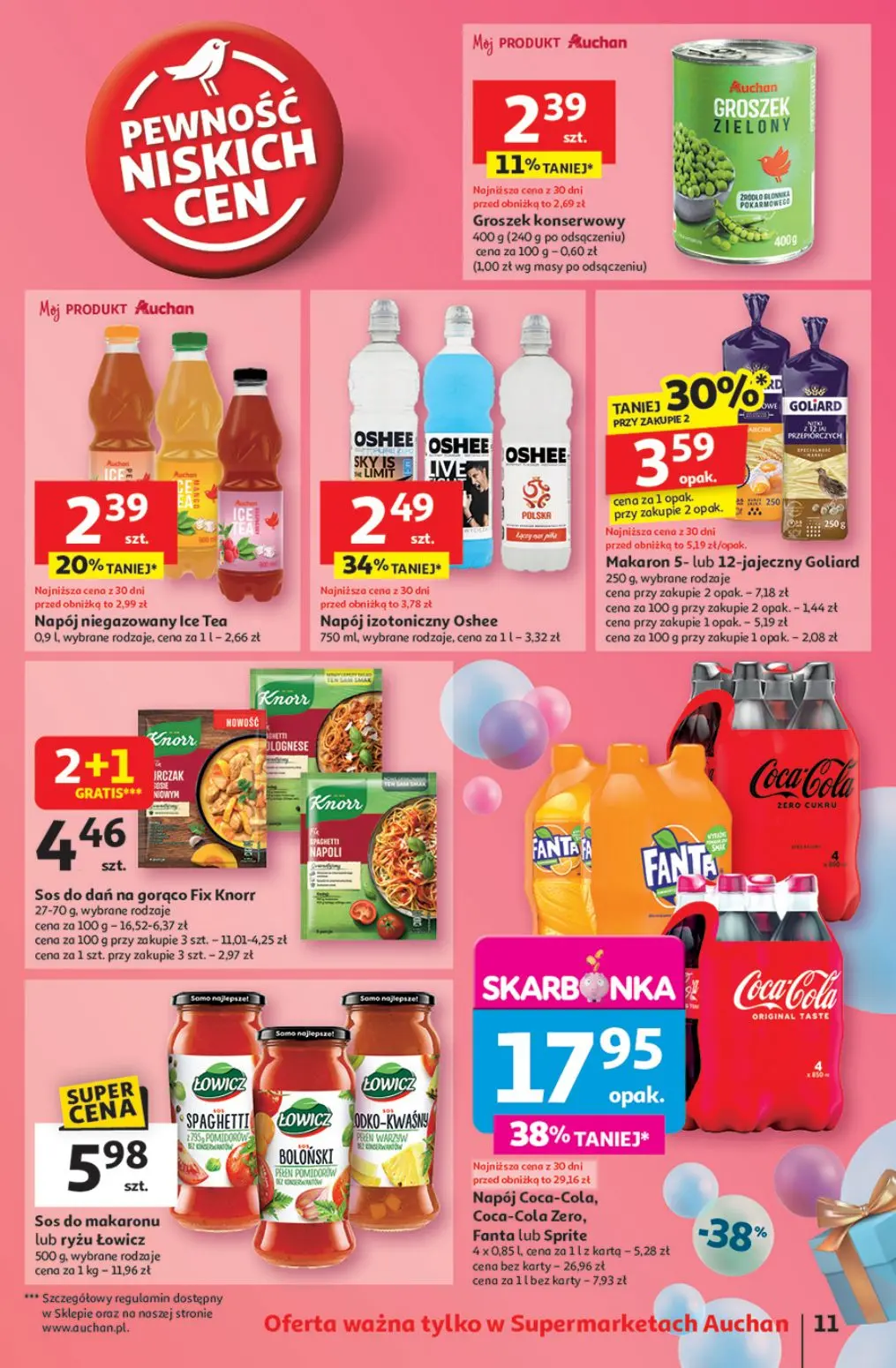 gazetka promocyjna Auchan Supermarket Pewność niskich cen - Strona 13