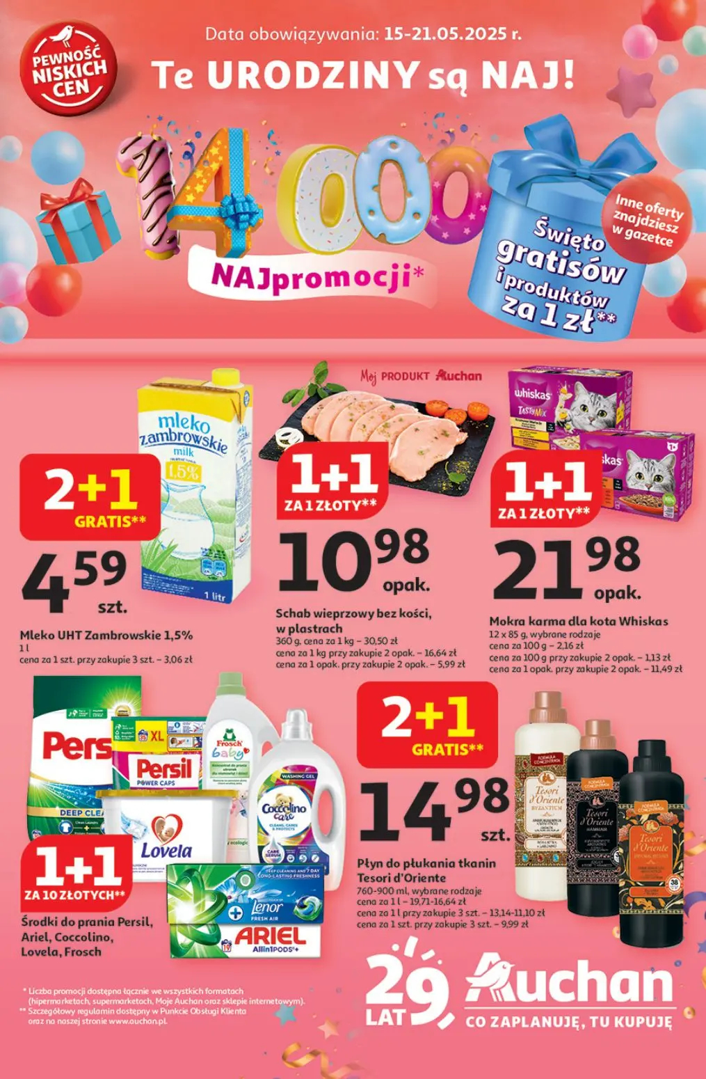 gazetka promocyjna Auchan Pewność niskich cen - Strona 1