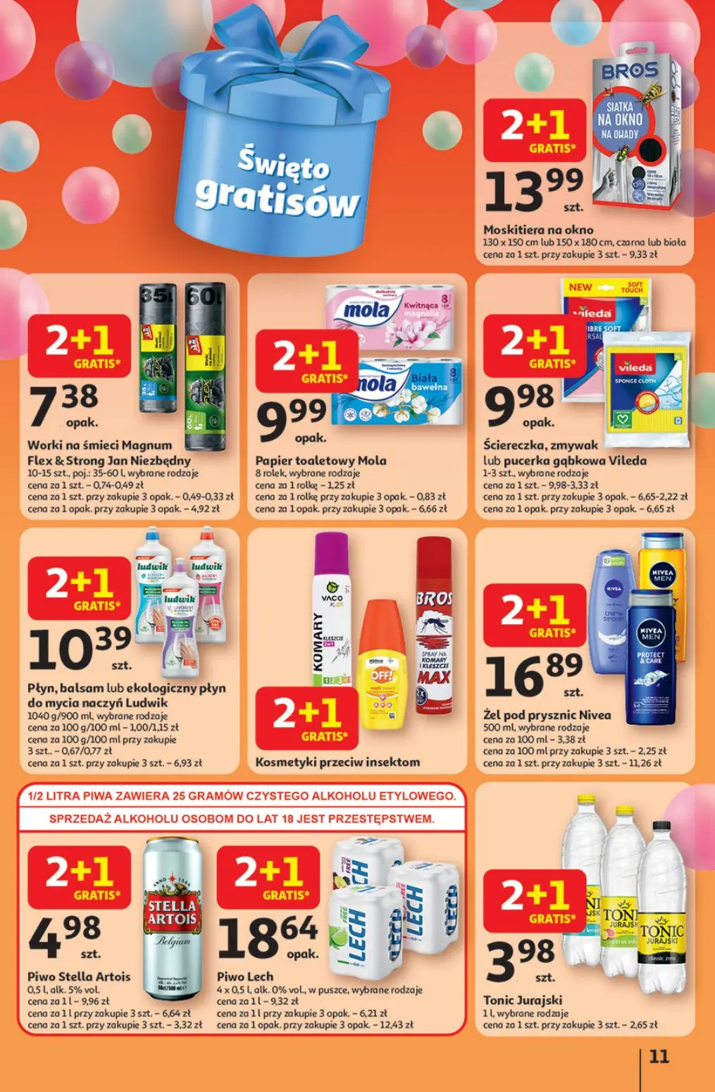 gazetka promocyjna Auchan Pewność niskich cen - Strona 11