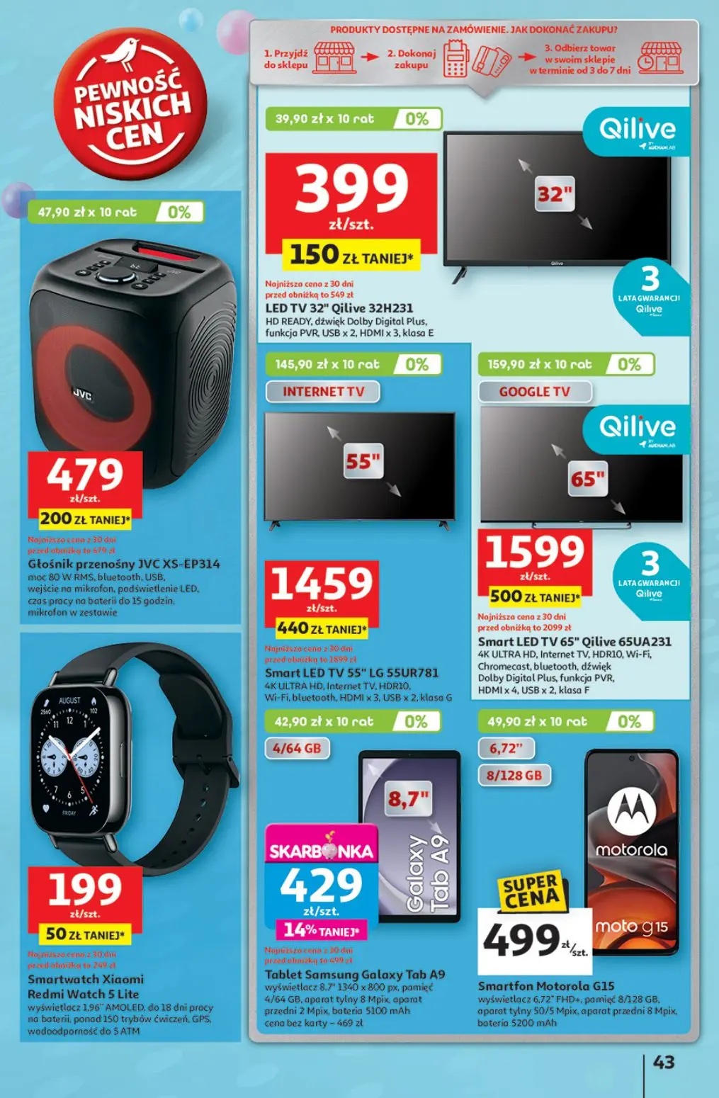 gazetka promocyjna Auchan Pewność niskich cen - Strona 47