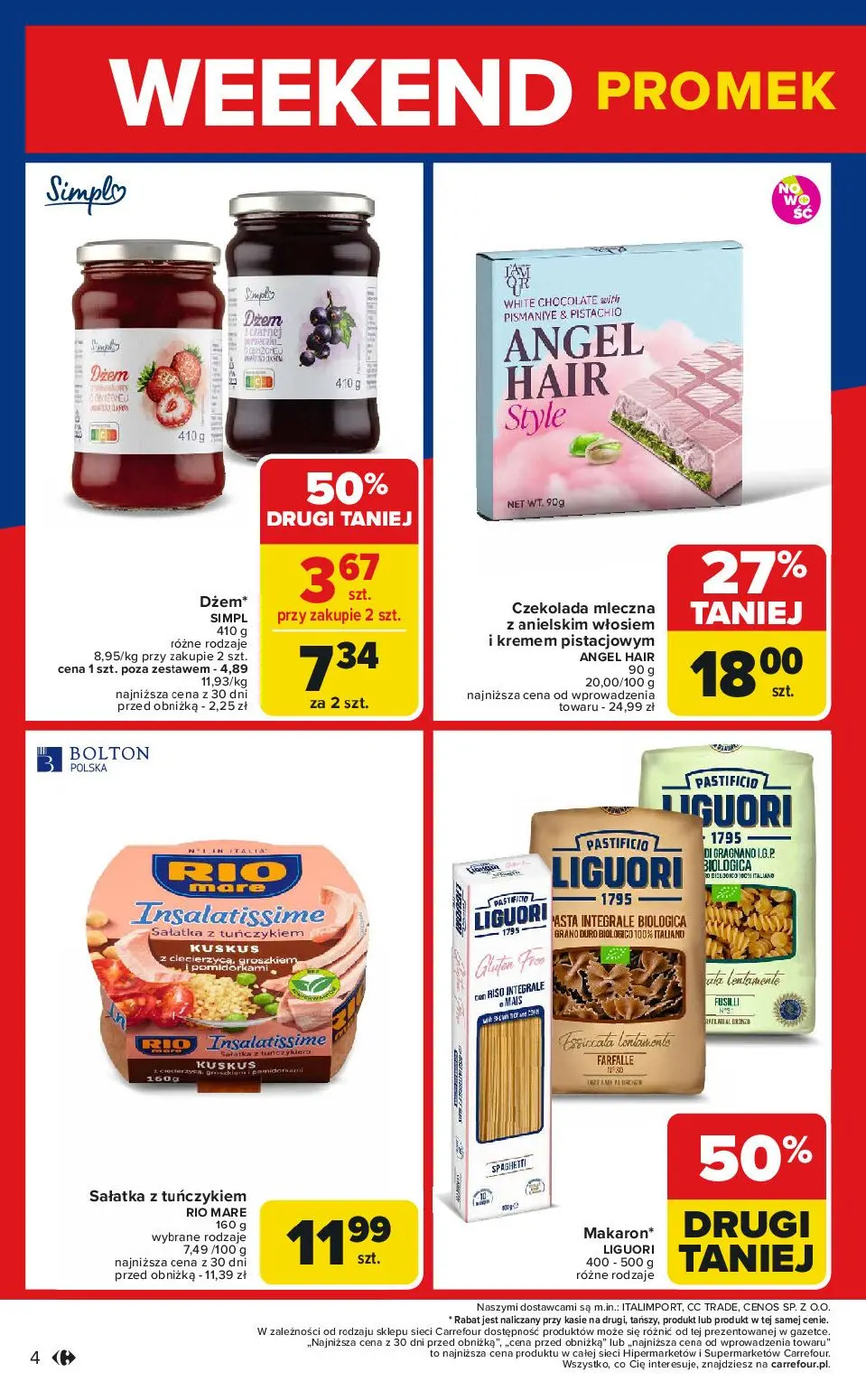 gazetka promocyjna Carrefour Weekend promek. Od czwartku - Strona 4