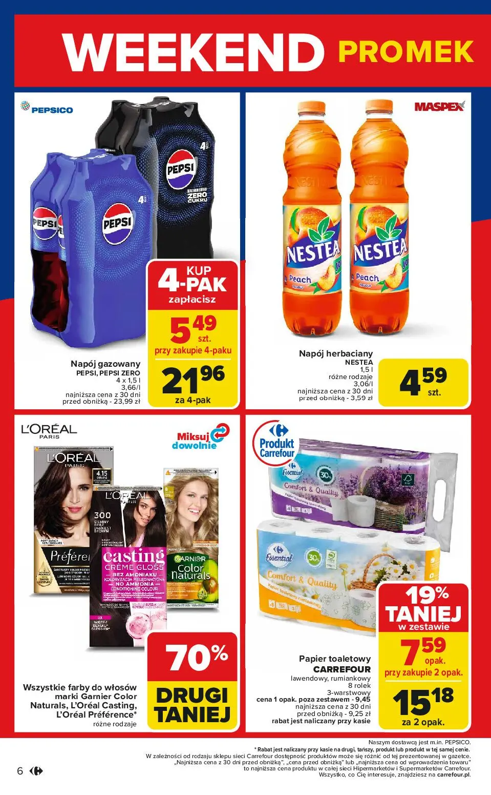 gazetka promocyjna Carrefour Weekend promek. Od czwartku - Strona 6