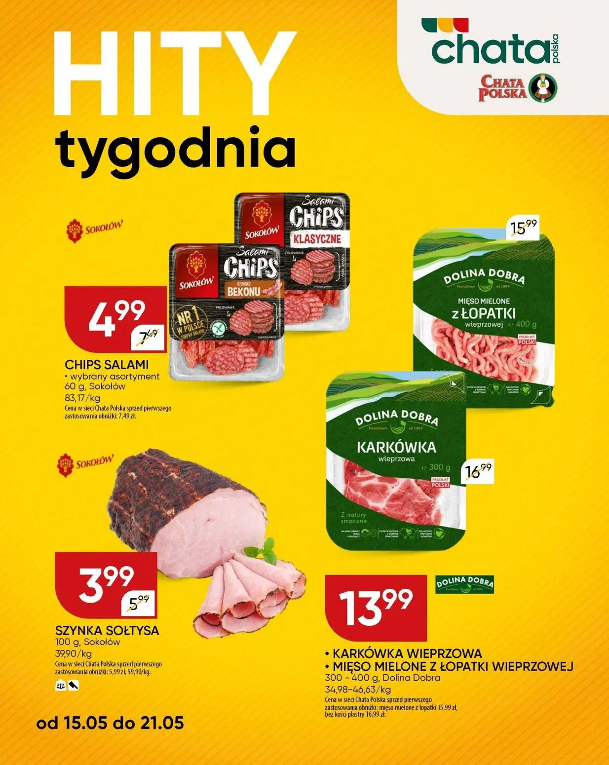 gazetka promocyjna Chata Polska Hity tygodnia - Strona 1