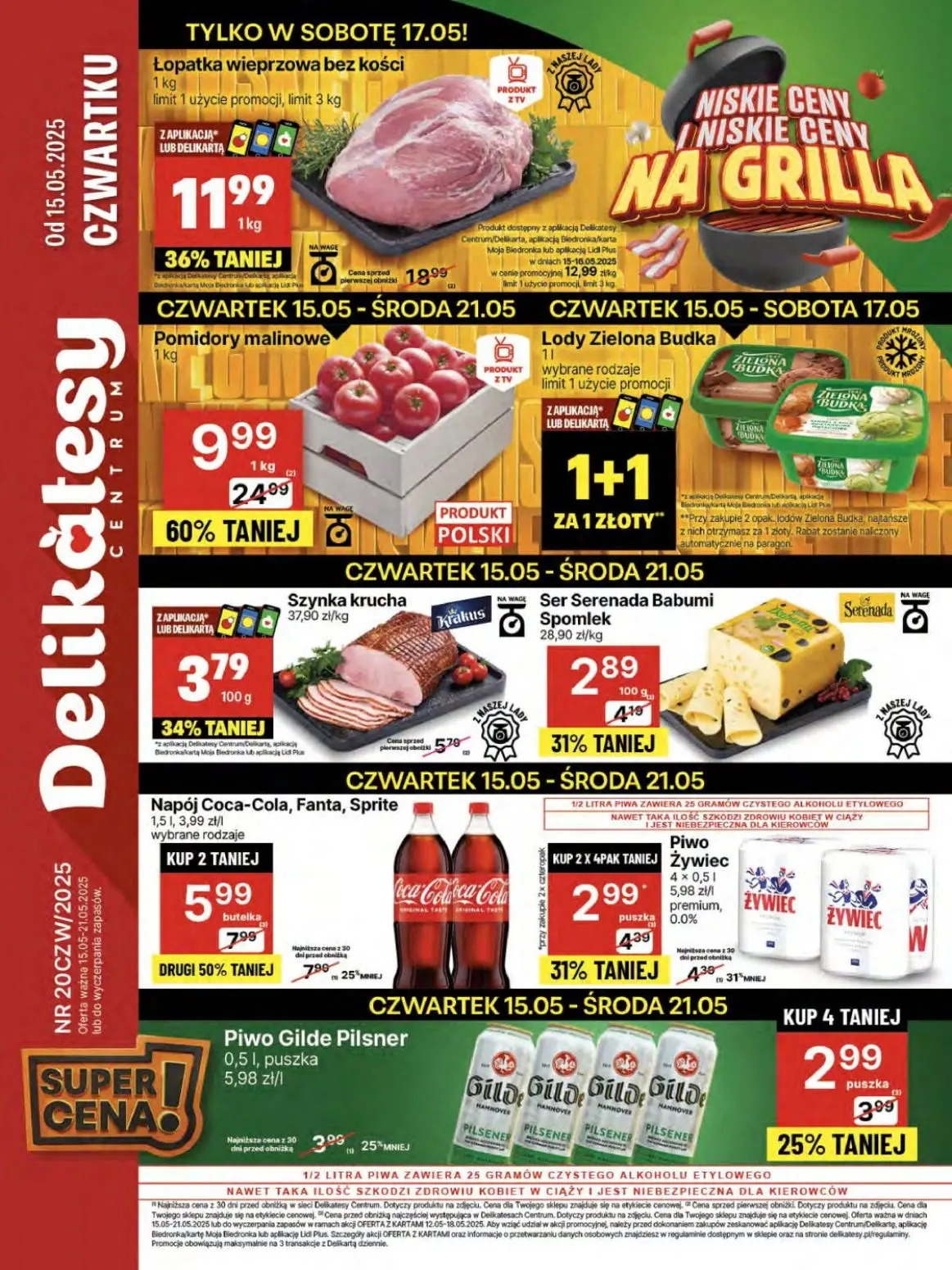 gazetka promocyjna Delikatesy Centrum Od czwartku - Strona 1
