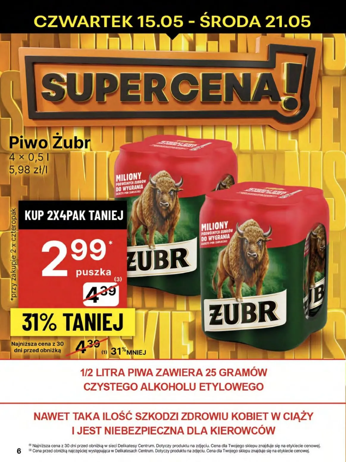 gazetka promocyjna Delikatesy Centrum Od czwartku - Strona 6