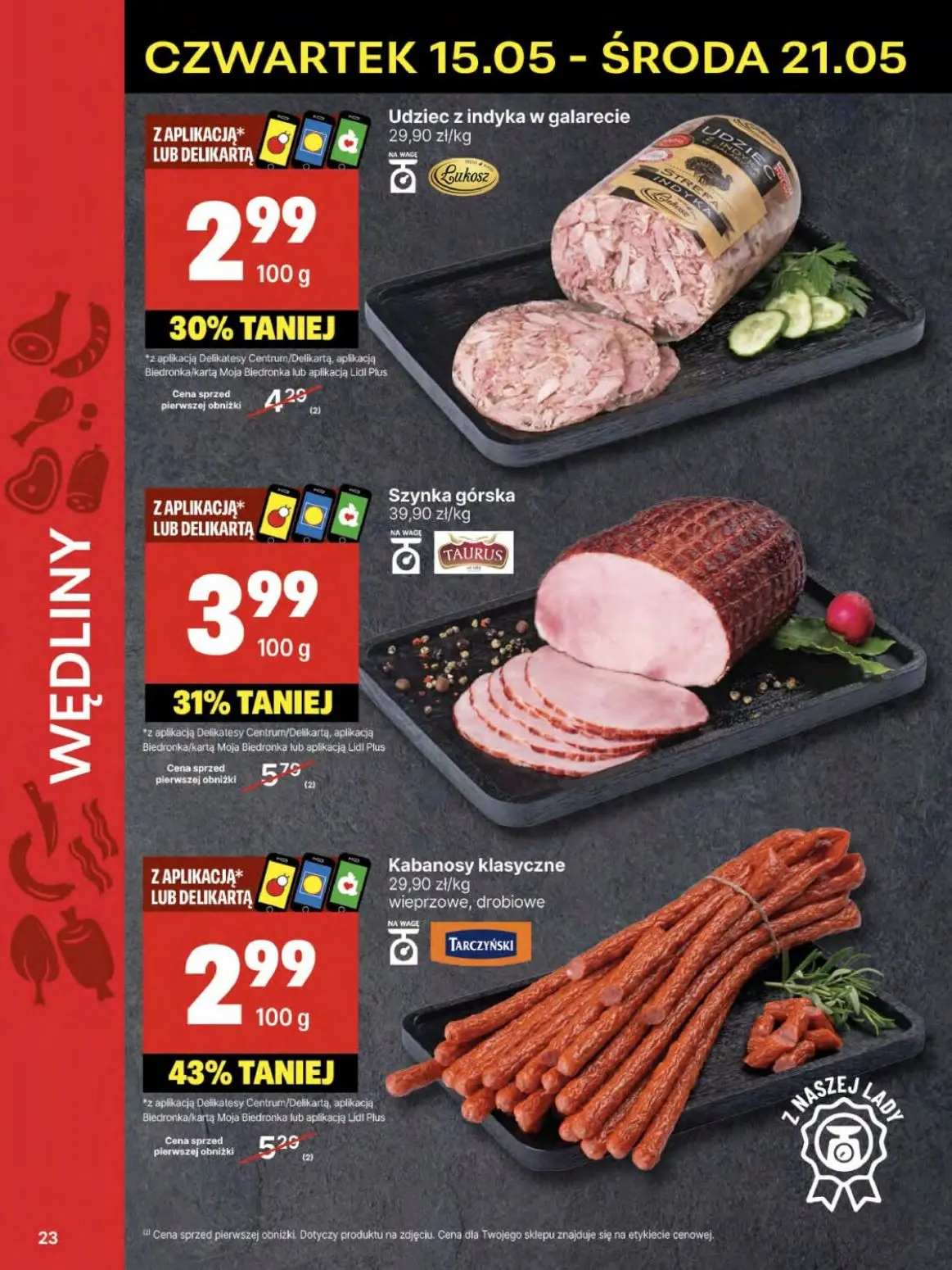 gazetka promocyjna Delikatesy Centrum Od czwartku - Strona 23