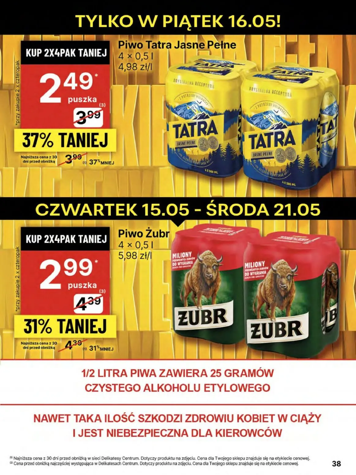 gazetka promocyjna Delikatesy Centrum Od czwartku - Strona 38