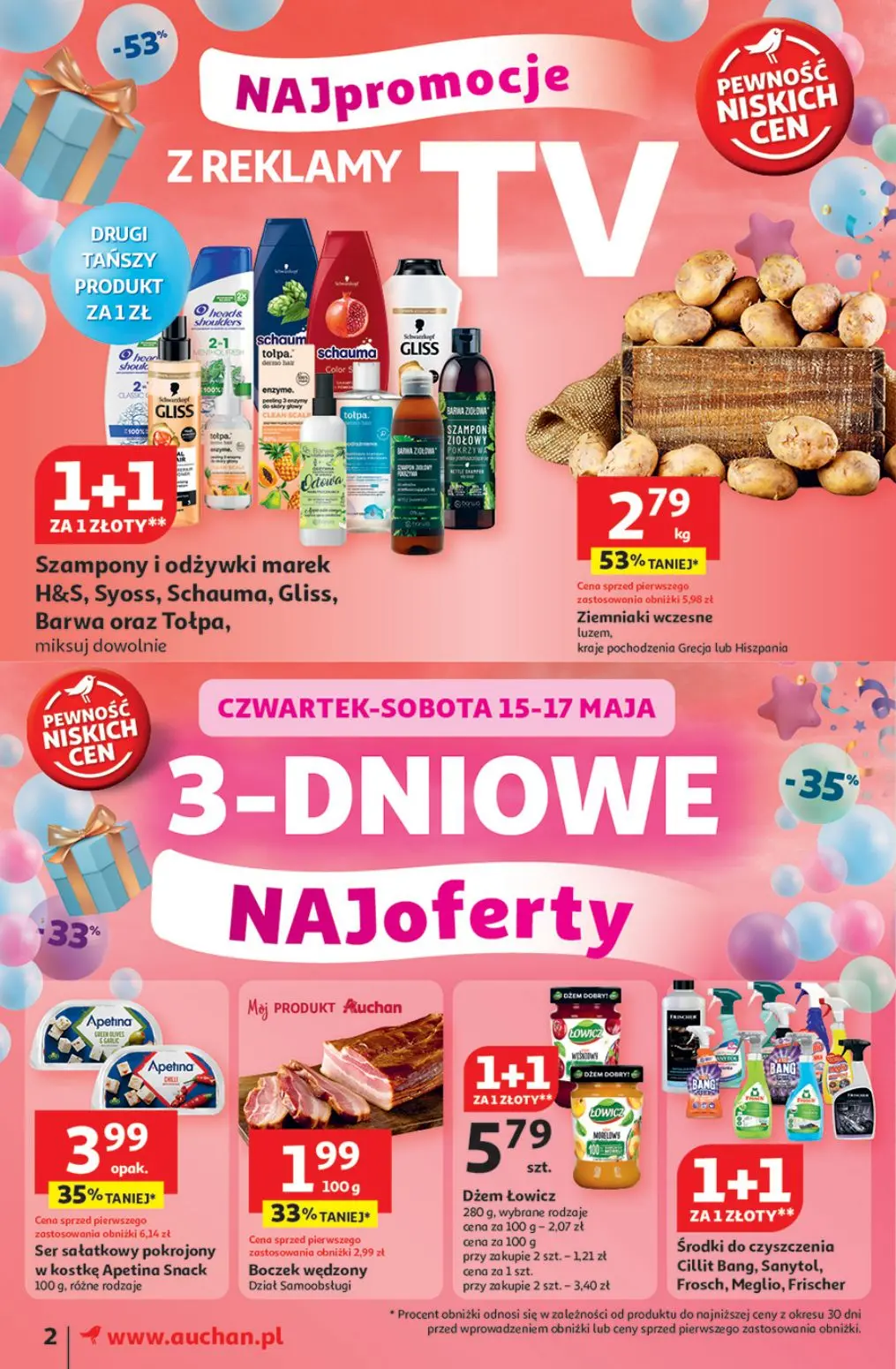 gazetka promocyjna Moje Auchan Pewność niskich cen - Strona 2
