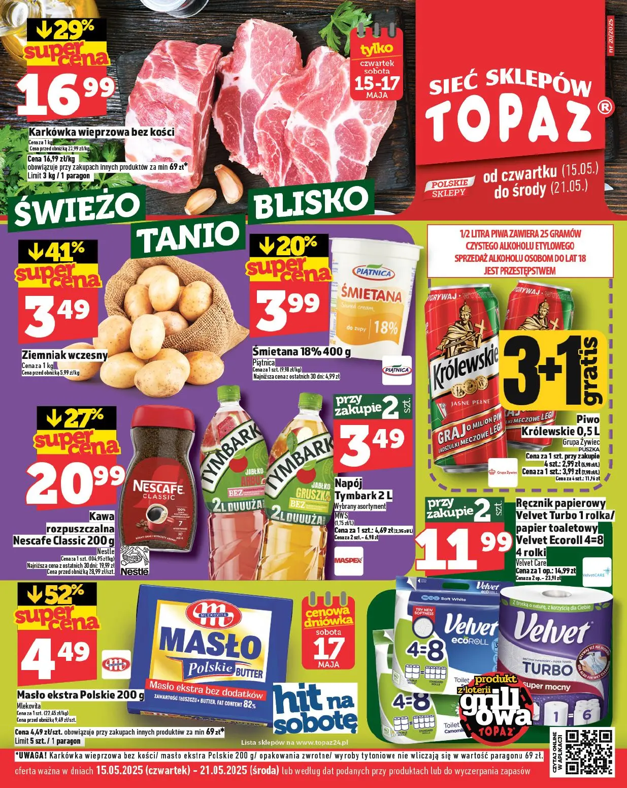gazetka promocyjna Topaz Warszawa - Strona 1