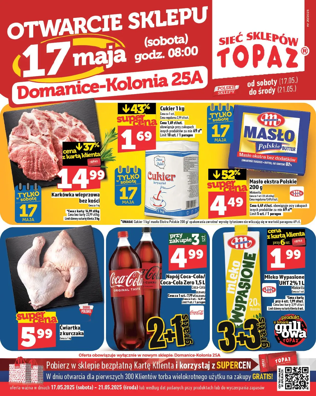 gazetka promocyjna Topaz Domanice - Strona 1