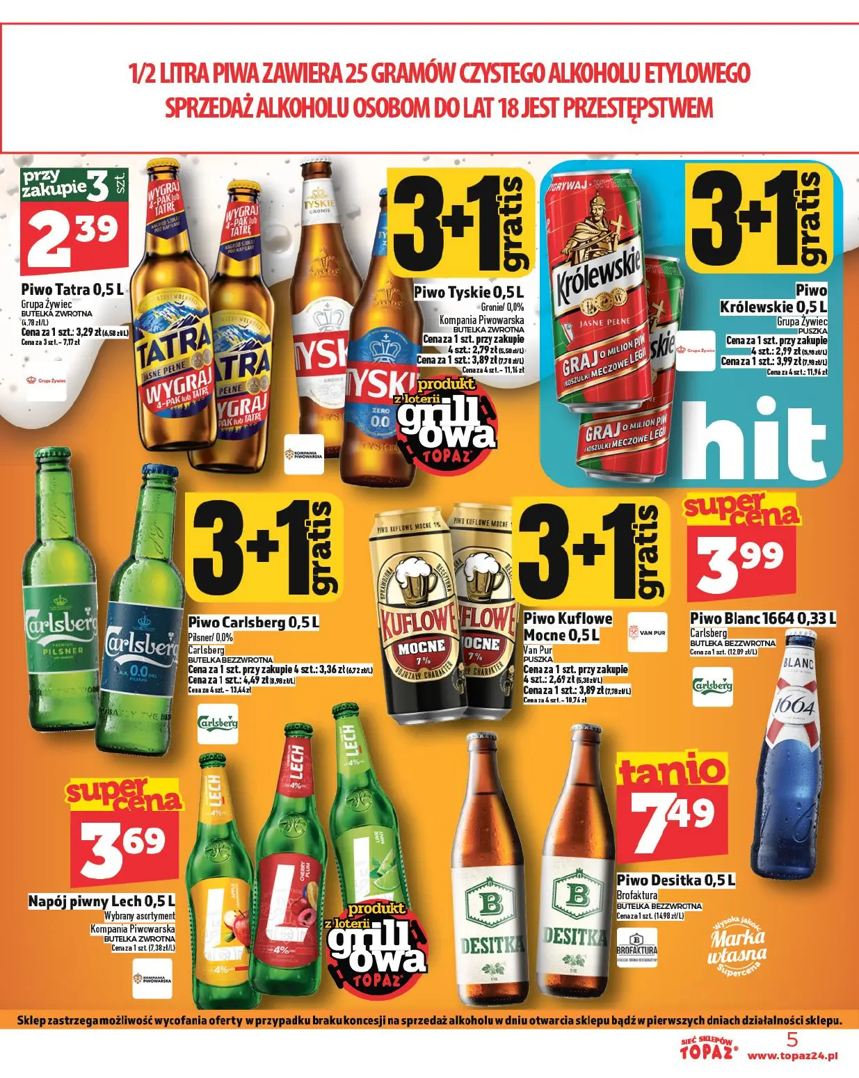 gazetka promocyjna Topaz Domanice - Strona 5