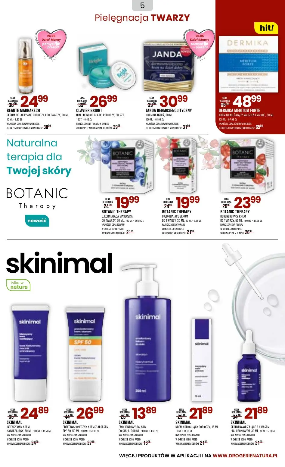 gazetka promocyjna Natura Przygotuj się na Dzień Mamy - Strona 5