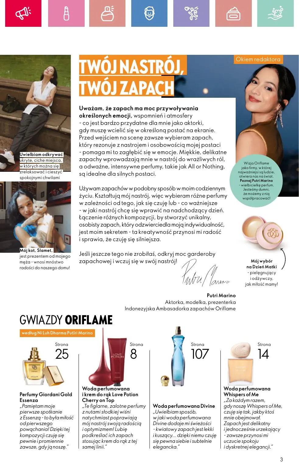 gazetka promocyjna ORIFLAME Twój nastrój, Twój zapach - Strona 3
