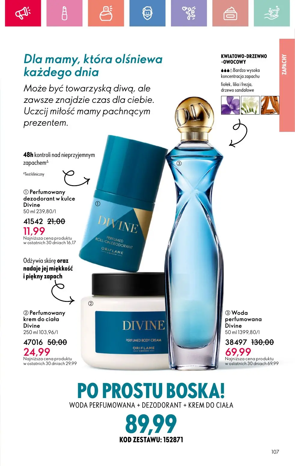 gazetka promocyjna ORIFLAME Twój nastrój, Twój zapach - Strona 107