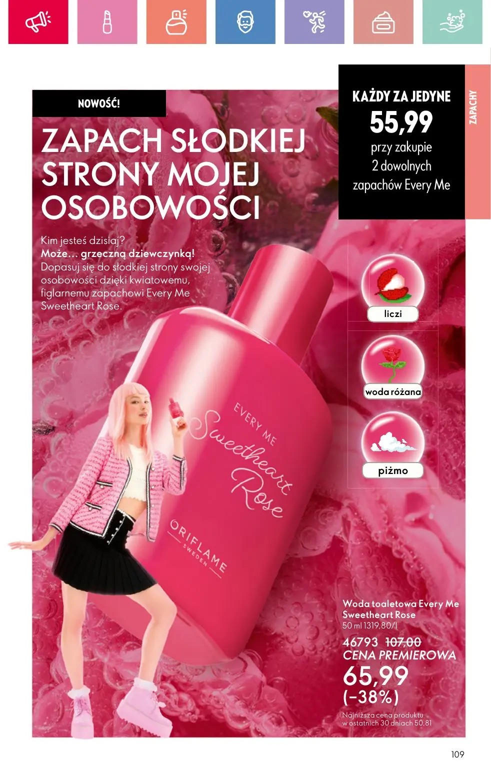 gazetka promocyjna ORIFLAME Twój nastrój, Twój zapach - Strona 109