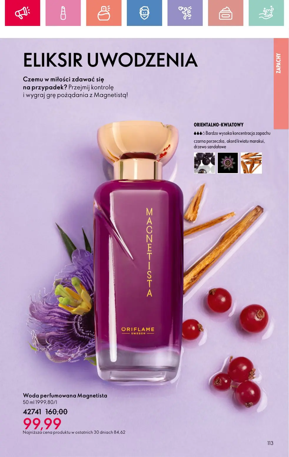 gazetka promocyjna ORIFLAME Twój nastrój, Twój zapach - Strona 113
