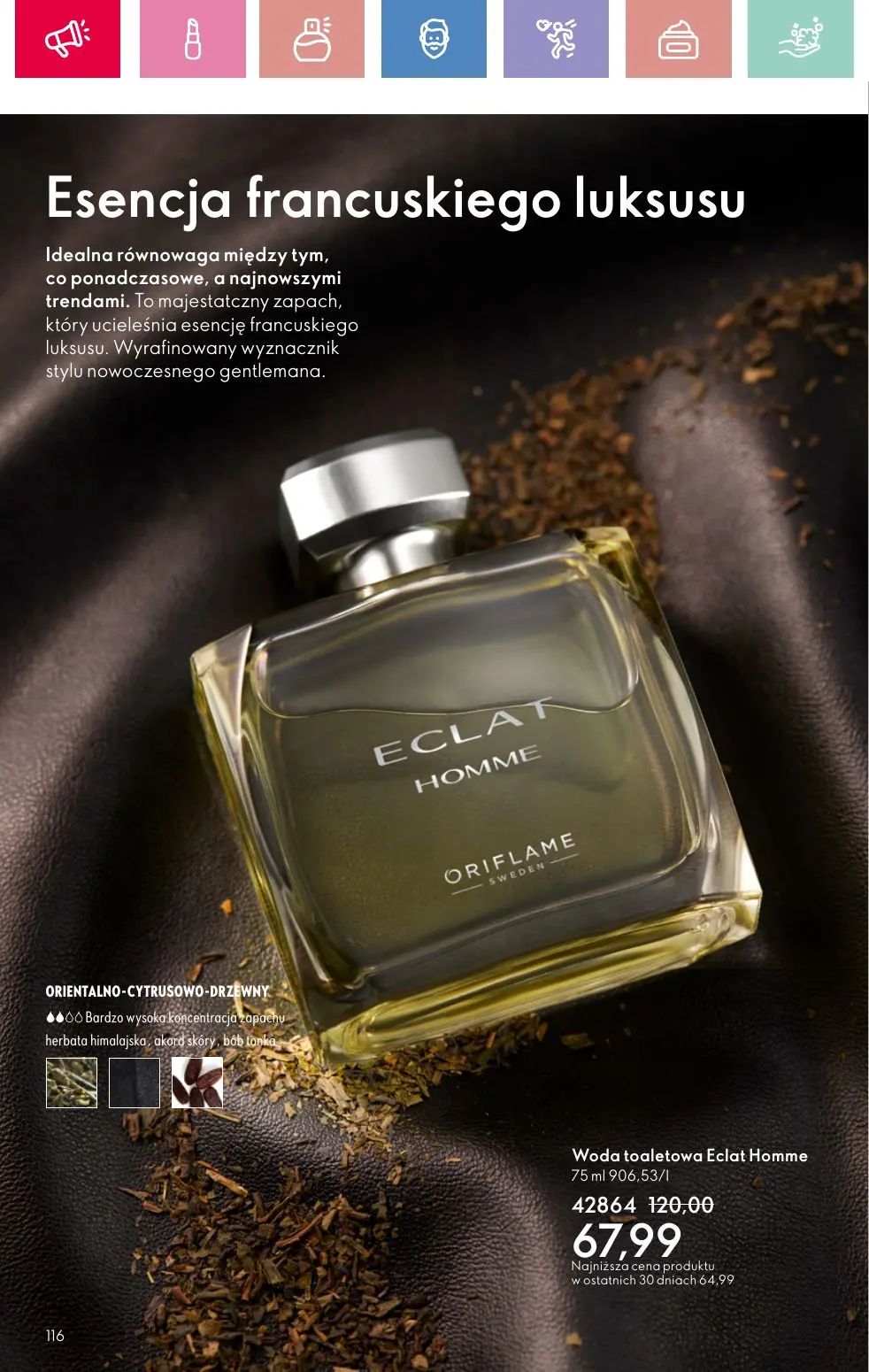 gazetka promocyjna ORIFLAME Twój nastrój, Twój zapach - Strona 116