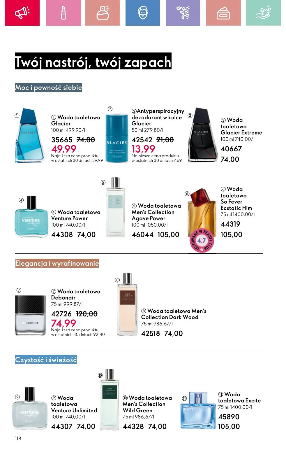 gazetka promocyjna ORIFLAME Twój nastrój, Twój zapach - Strona 118