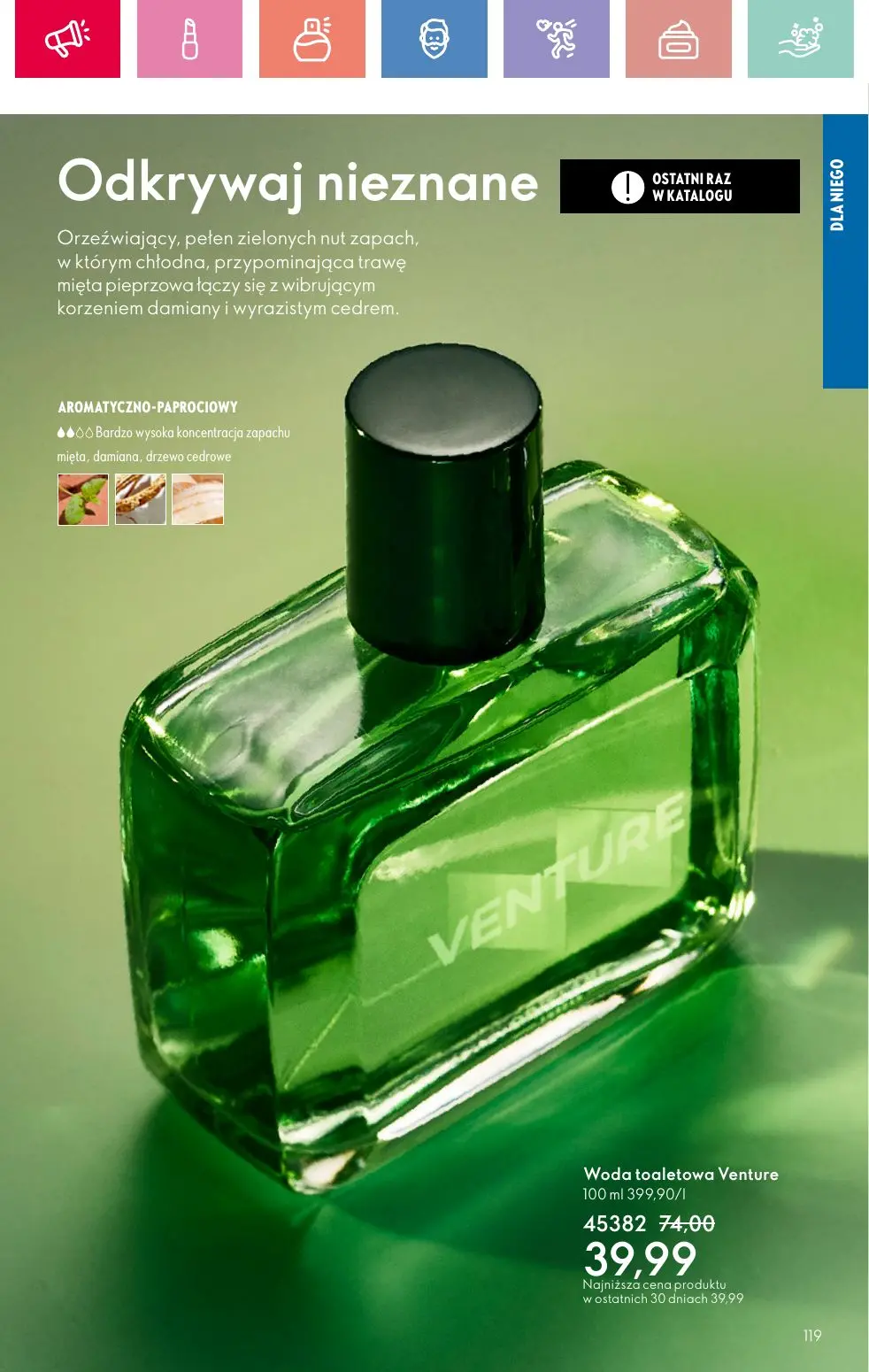 gazetka promocyjna ORIFLAME Twój nastrój, Twój zapach - Strona 119