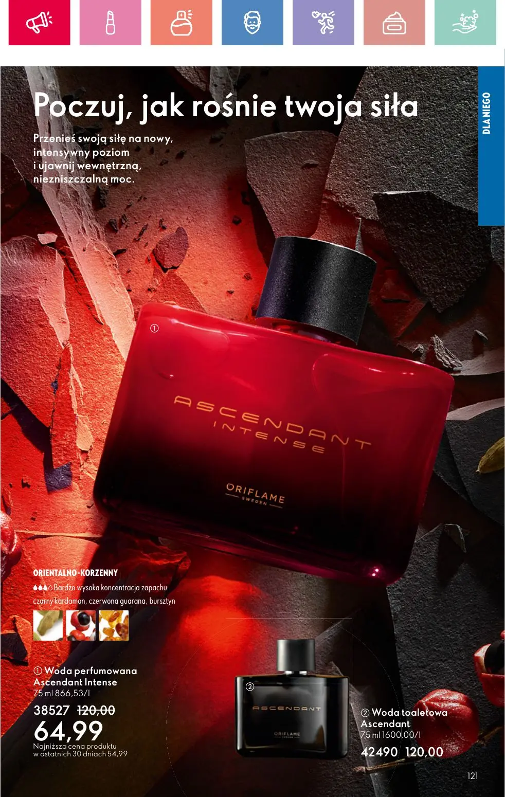 gazetka promocyjna ORIFLAME Twój nastrój, Twój zapach - Strona 121