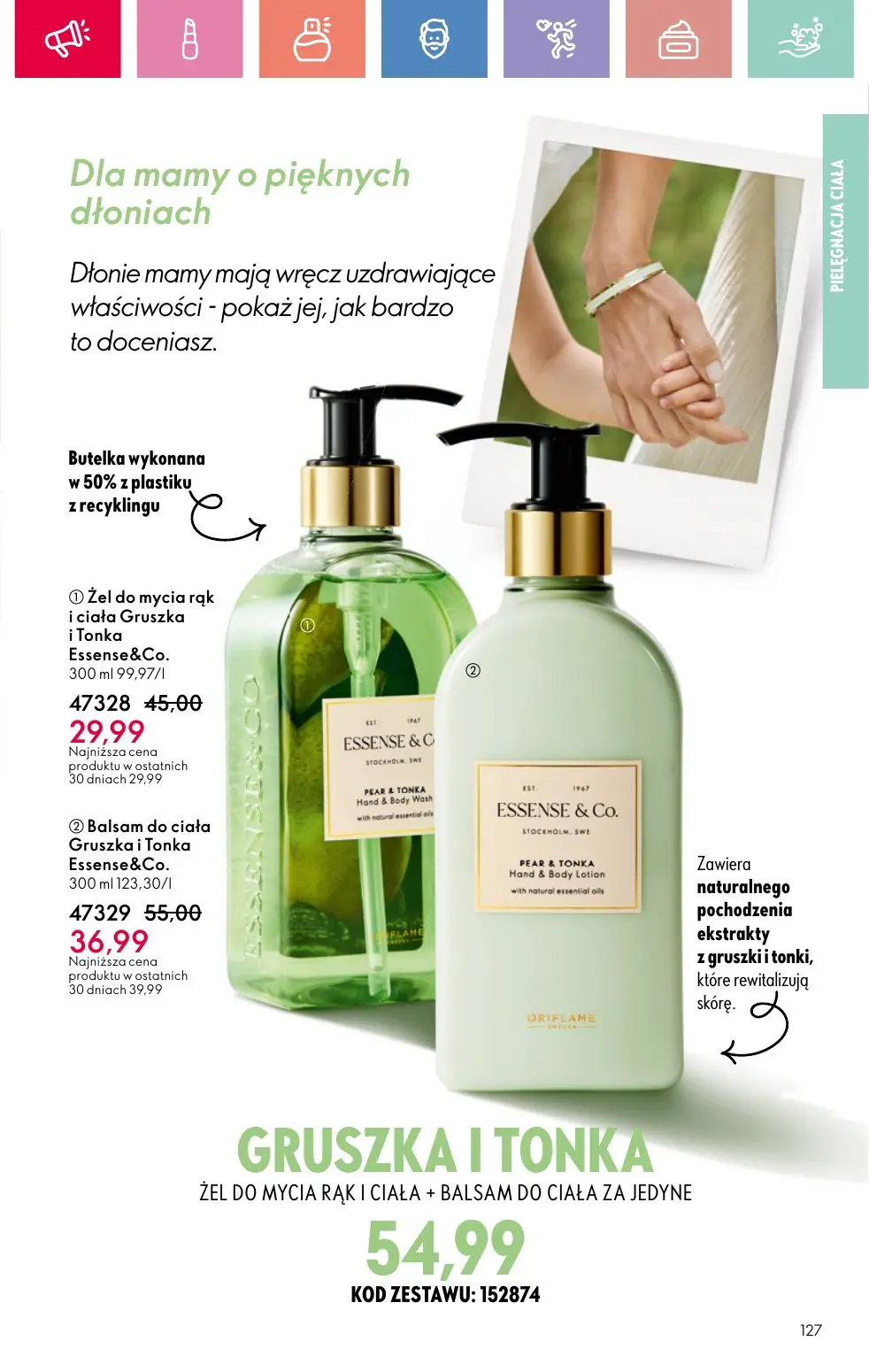 gazetka promocyjna ORIFLAME Twój nastrój, Twój zapach - Strona 127