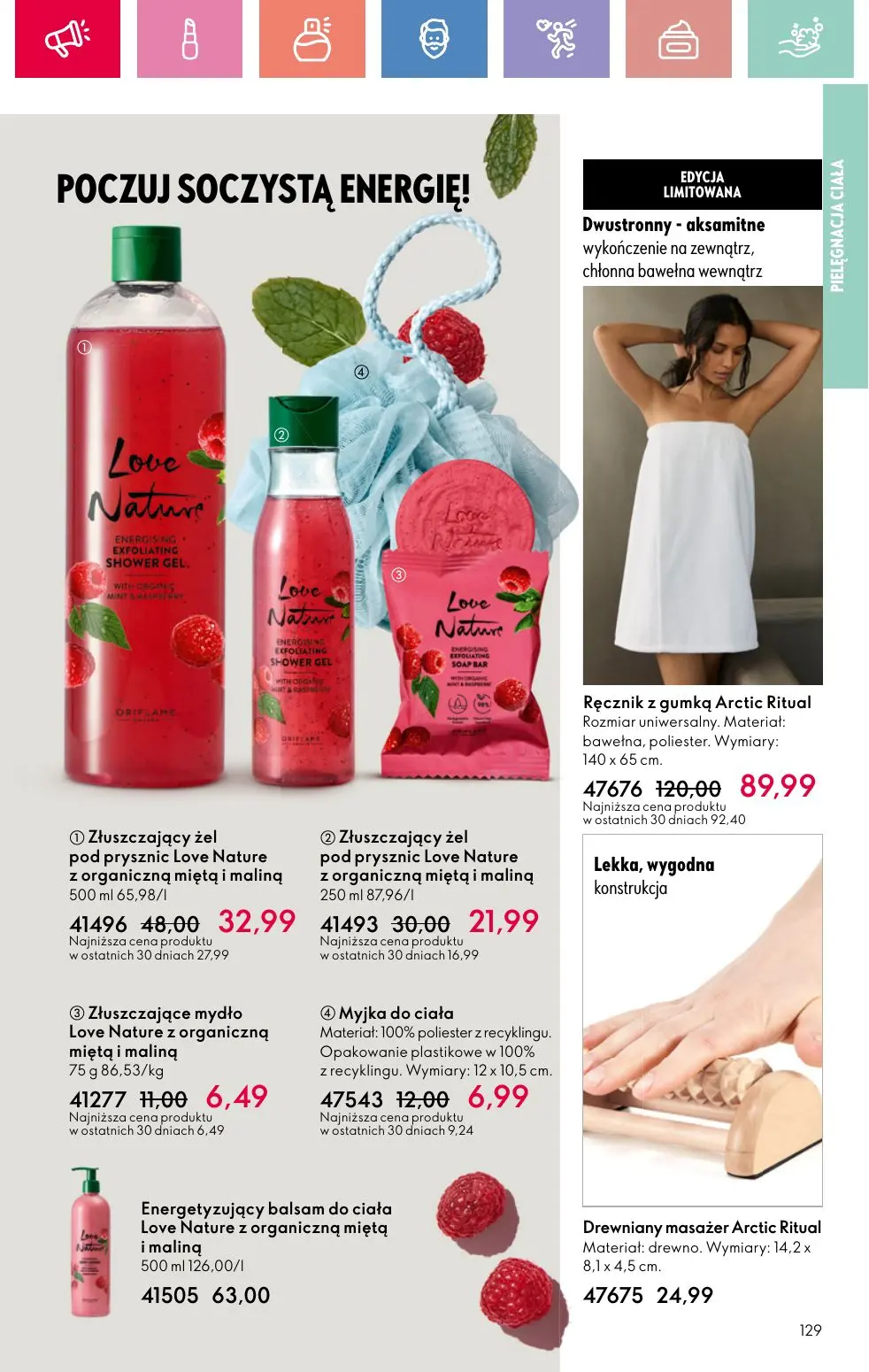 gazetka promocyjna ORIFLAME Twój nastrój, Twój zapach - Strona 129