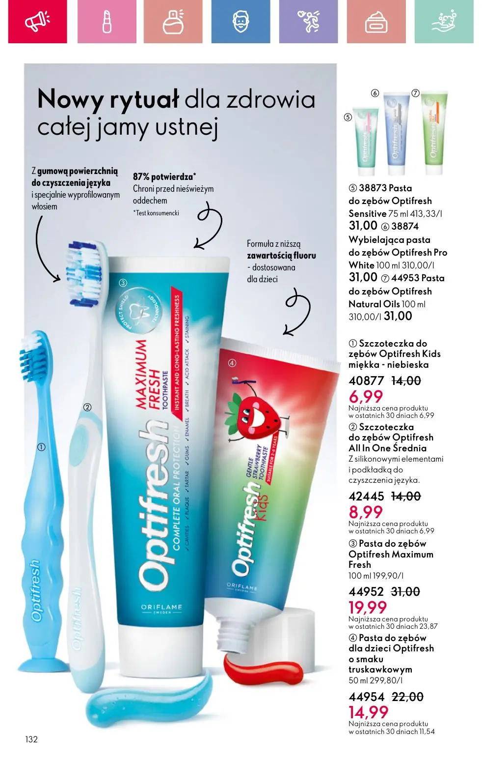 gazetka promocyjna ORIFLAME Twój nastrój, Twój zapach - Strona 132